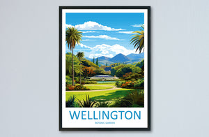 Wellington Botanical Garden Travel Print