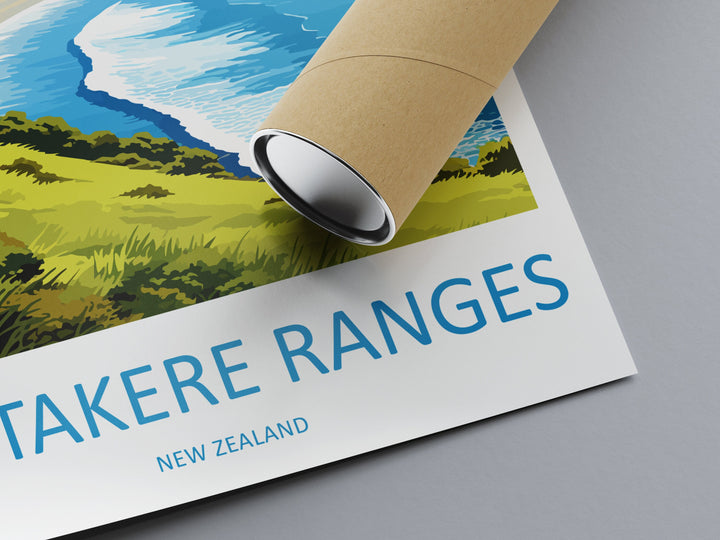 Waitakere Ranges Travel Print Wall Art Waitakere Ranges Wall Hanging Home Décor Waitakere Ranges Gift Art Lovers New Zealand Art Lover Gift