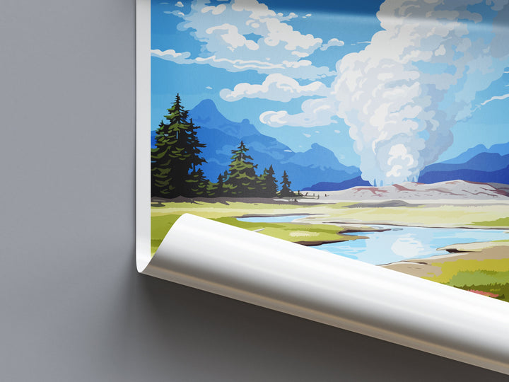 Pohutu Geyser Travel Print Wall Art Pohutu Geyser Wall Hanging Home Décor Rotorua Gift Art Lovers New Zealand Art Lover Gift Pohutu Geyser