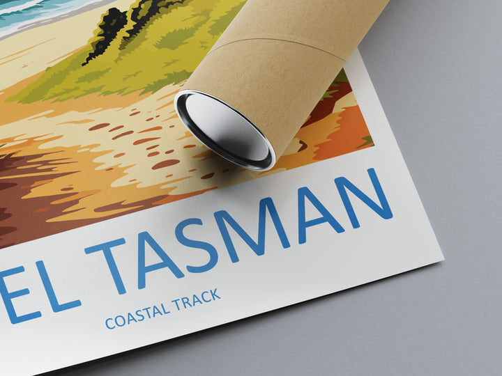 Abel Tasman Coastal Track Travel Print Wall Art Abel Tasman Wall Hanging Home Décor Abel Tasman Gift Art Lovers New Zealand Art Lover