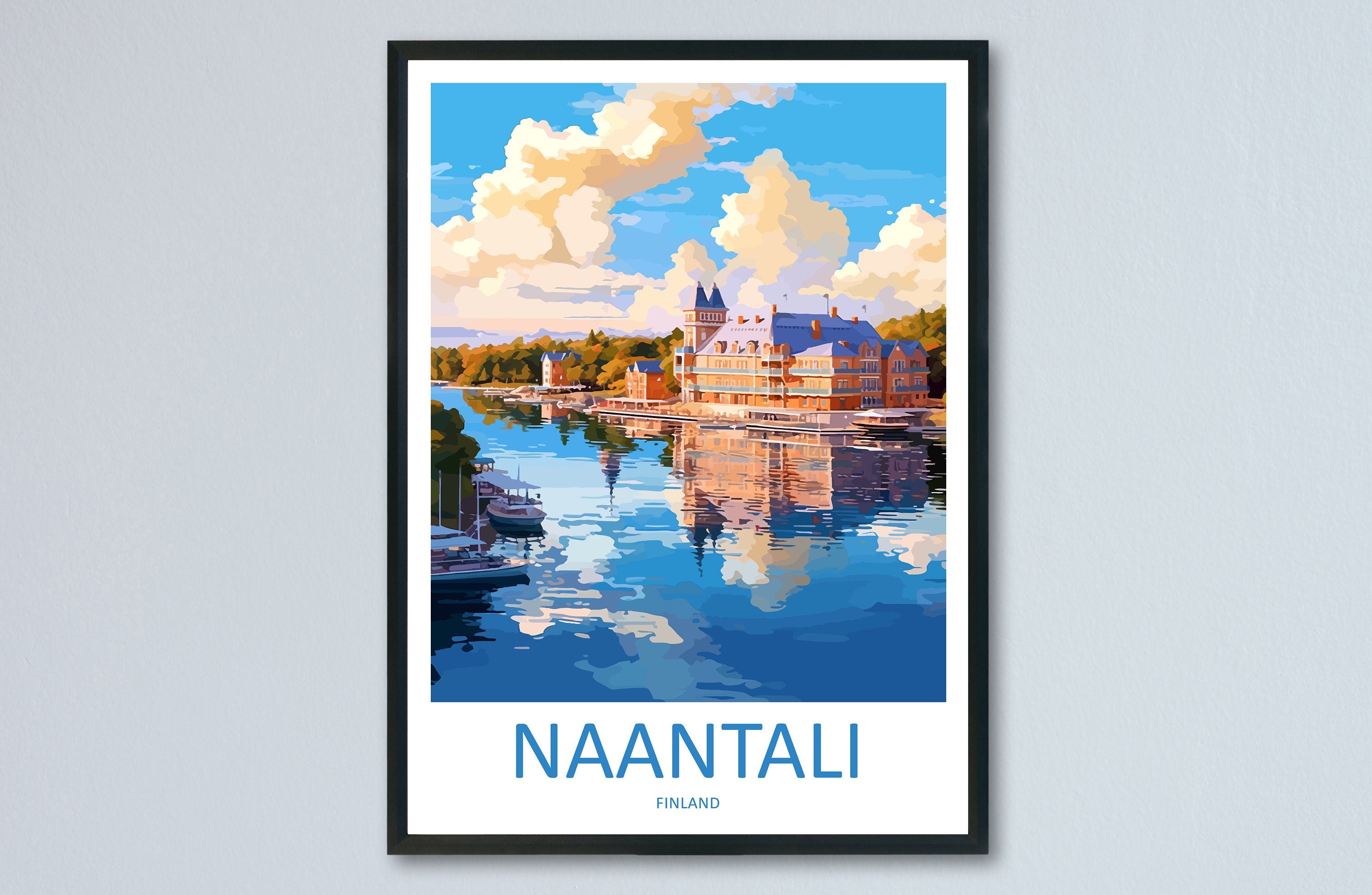 Naantali Travel Print