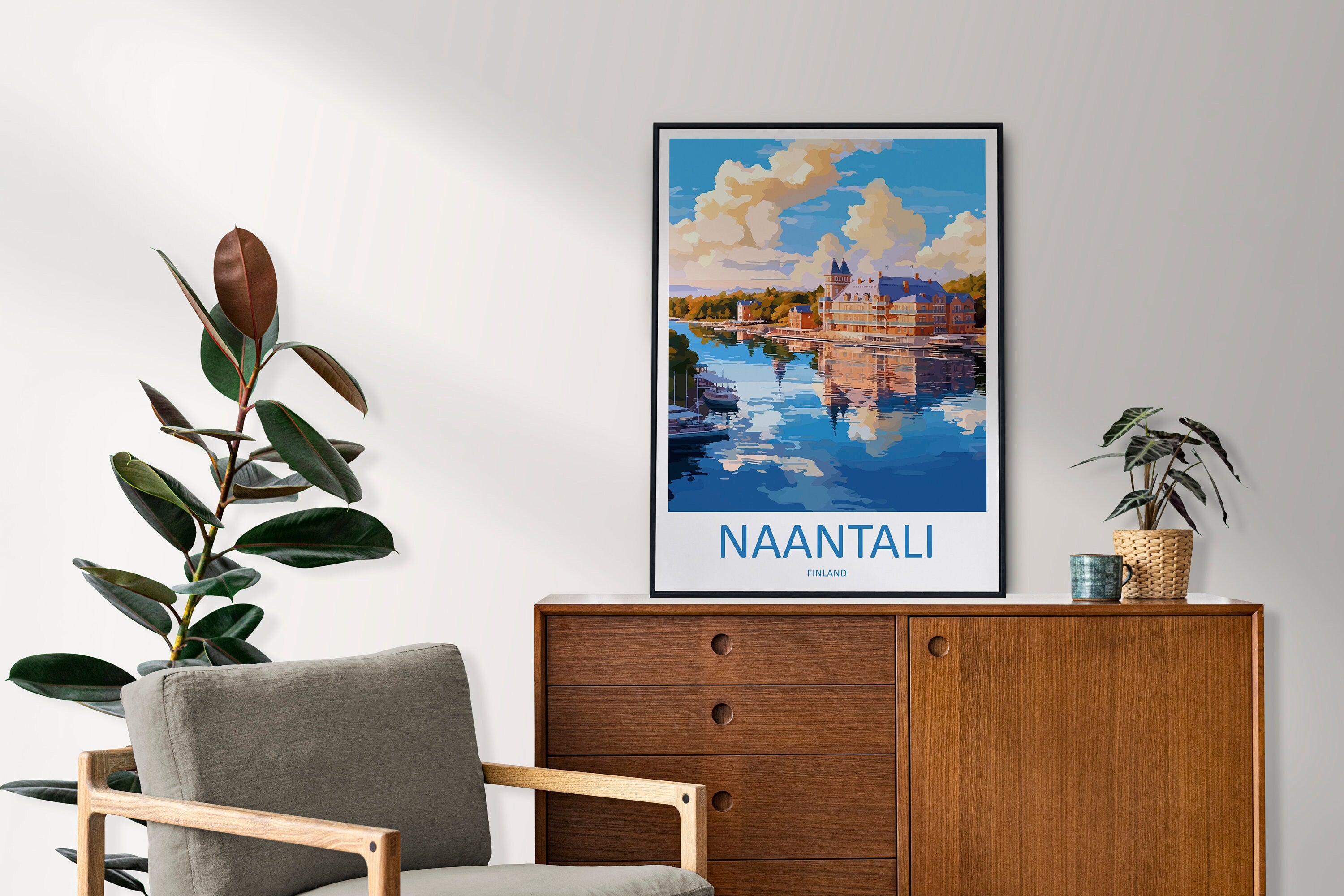 Naantali Travel Print