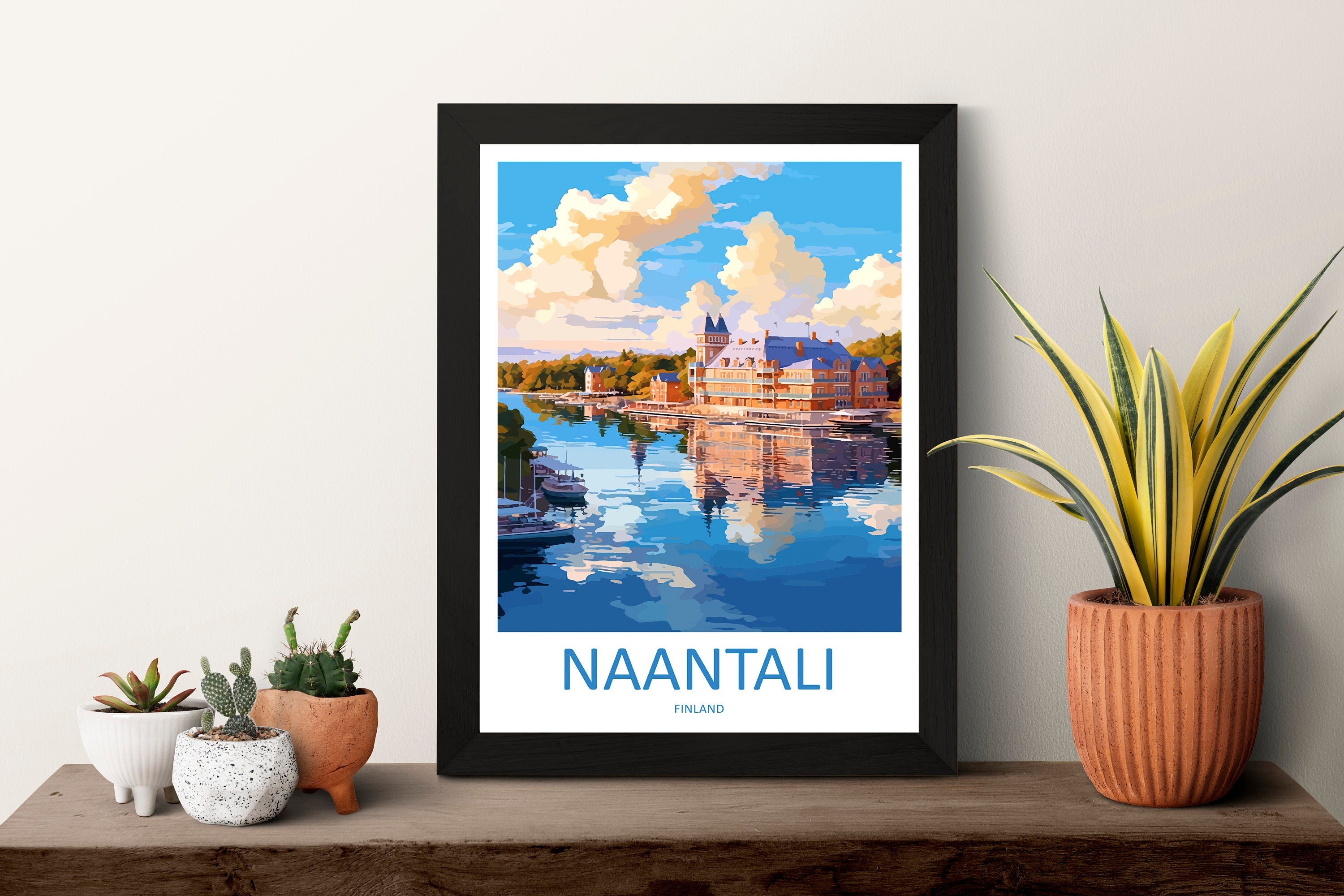 Naantali Travel Print