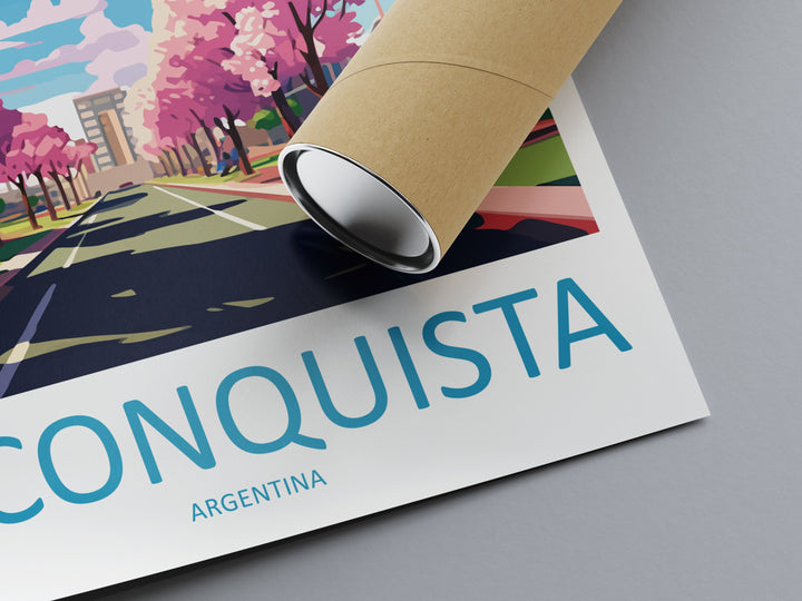 Reconquista Travel Print Wall Art Reconquista Wall Hanging Home Decor Reconquista Gift Art Lovers Wall Art Print Art Argentina Travel Poster