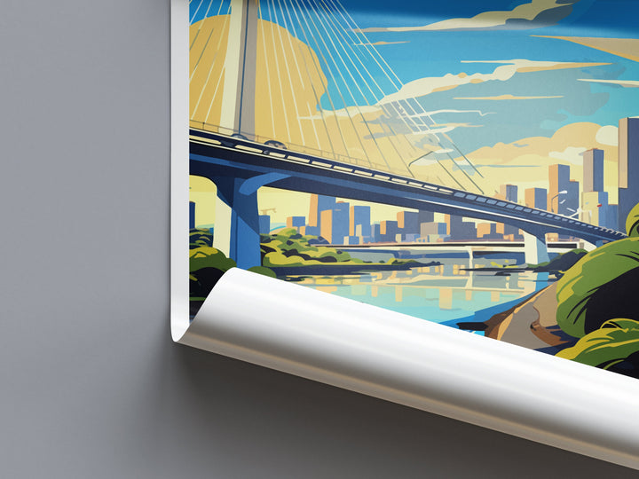 Sao Paulo Travel Print Wall Art Sao Paulo Wall Hanging Home Decor Sao Paulo Gift Art Lovers Wall Art Print Art Brazil Wall Art Poster