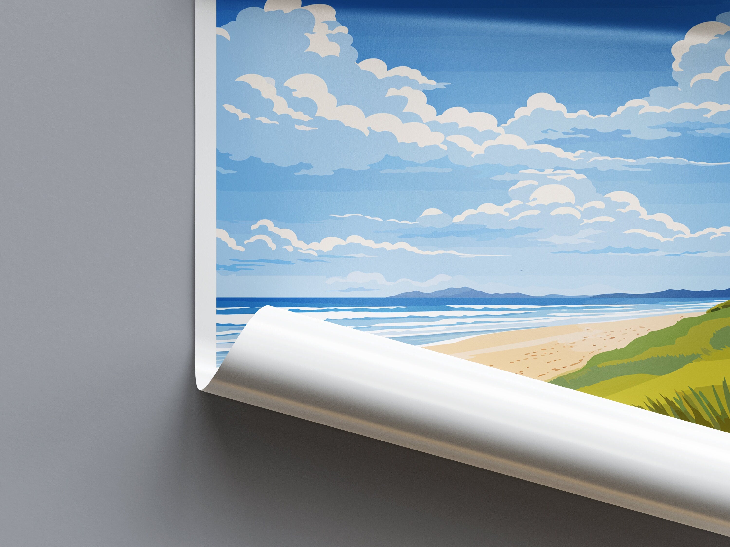 Ninety Mile Beach Travel Print