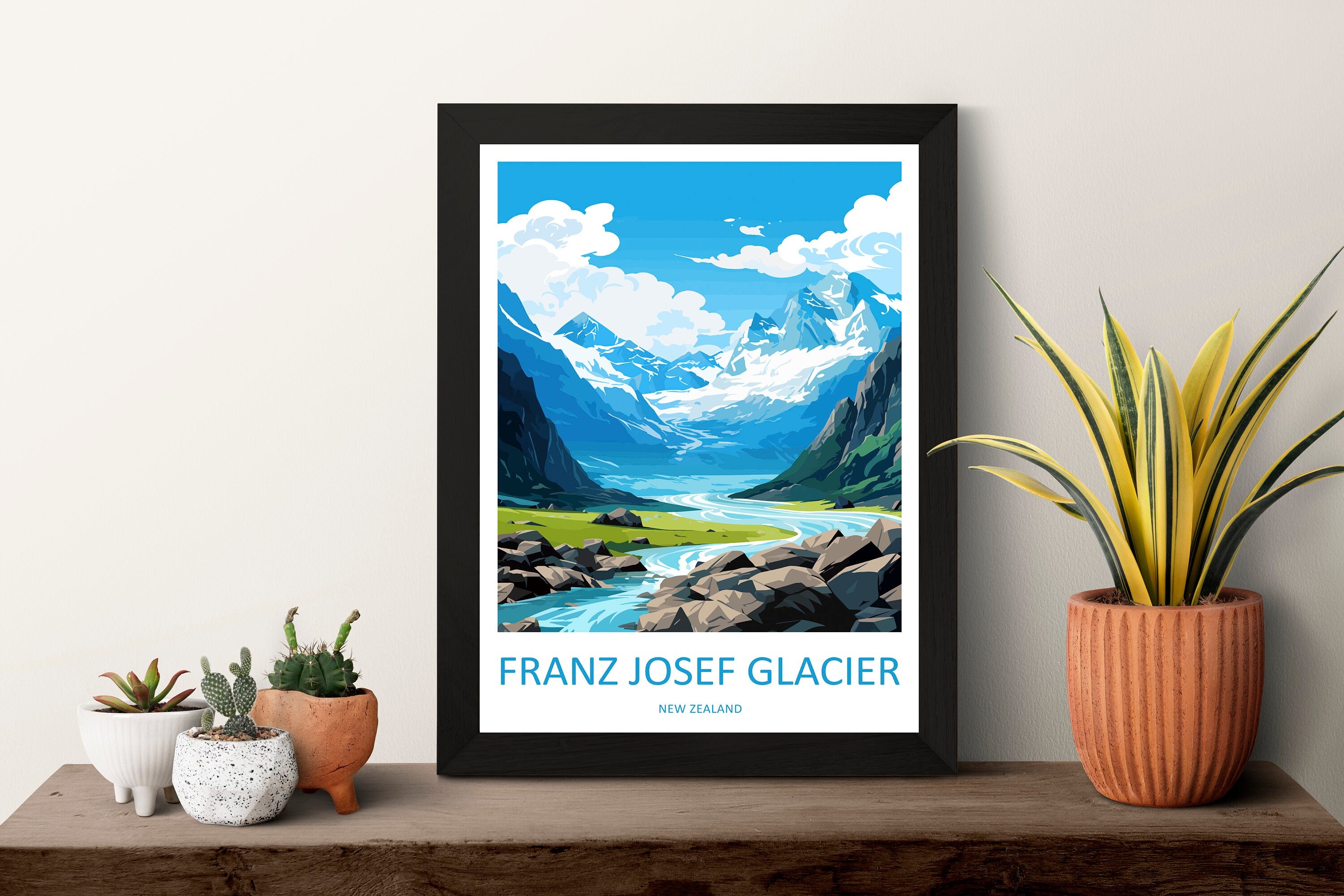 Franz Josef Glacier Travel Print