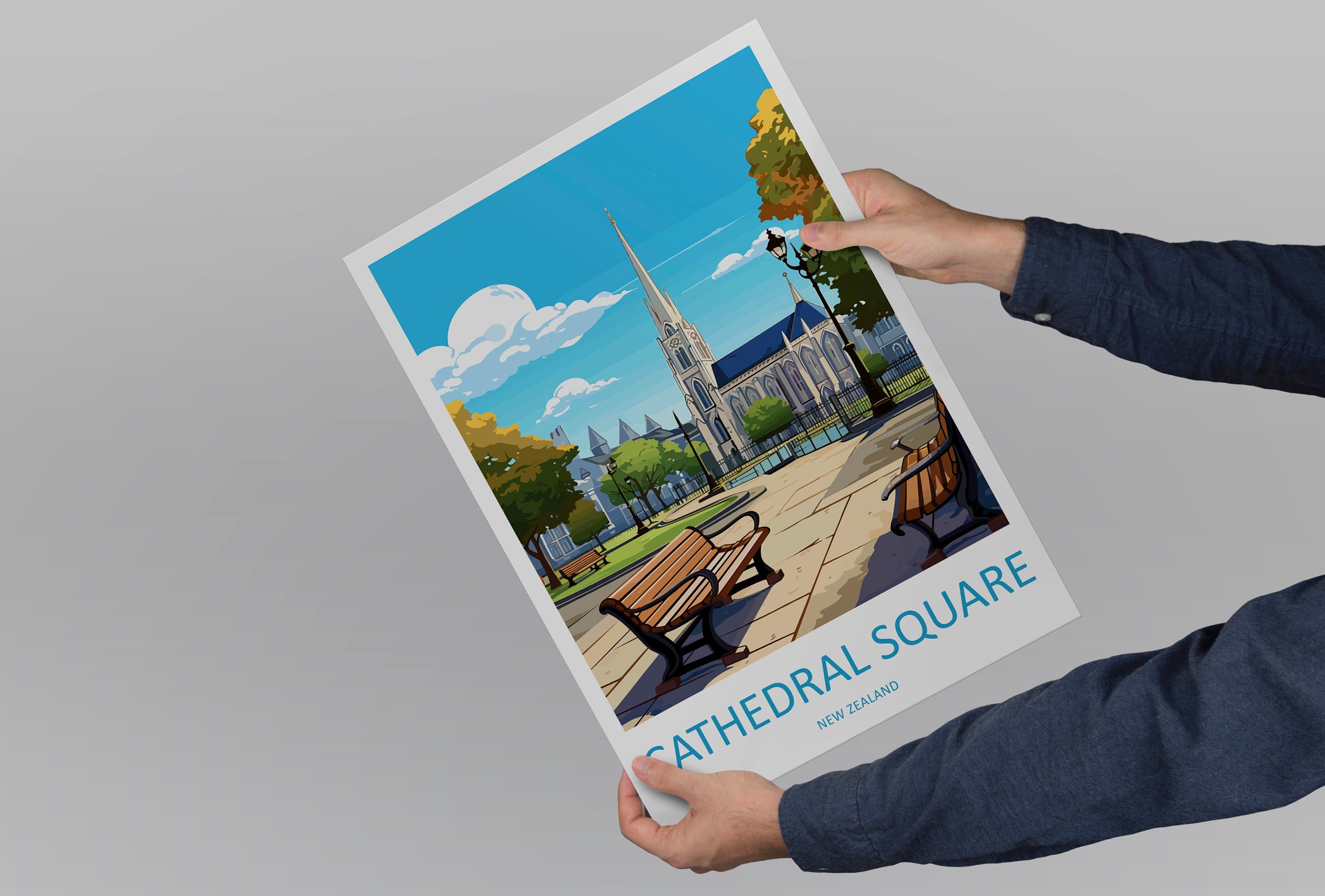 Cathedral Square Travel Print