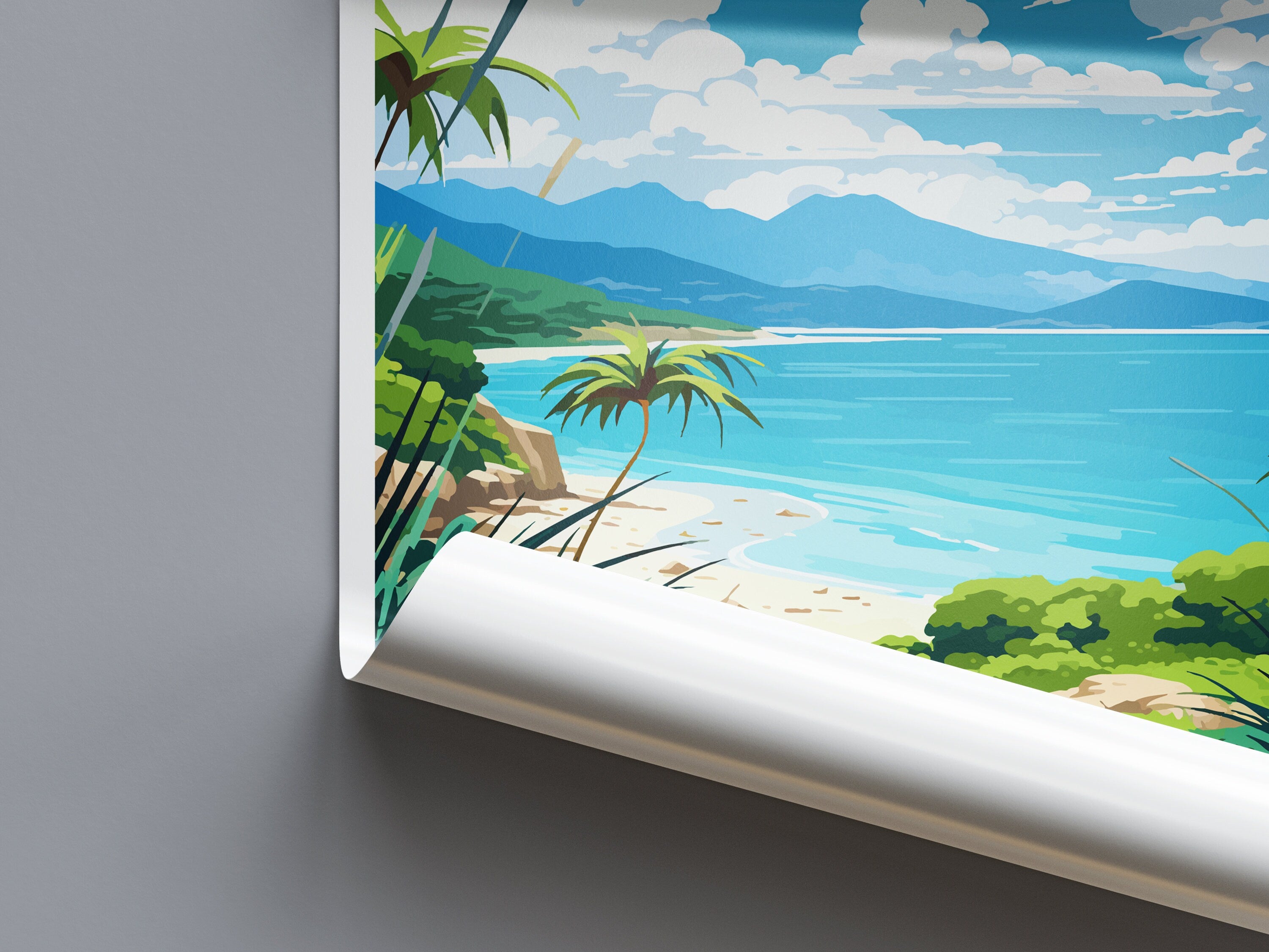 Whitsunday Islands Travel Print