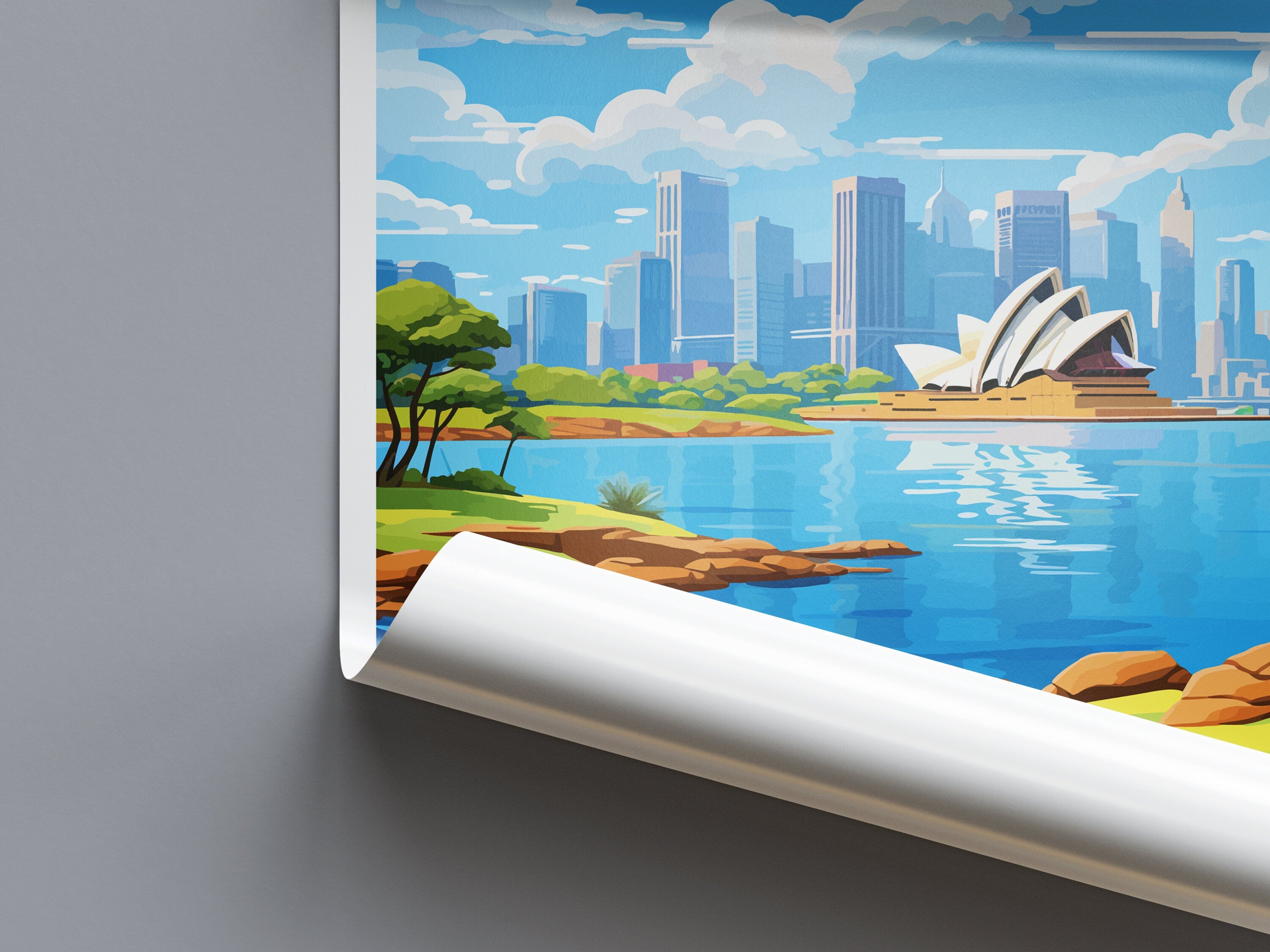 Sydney Opera House Travel Print