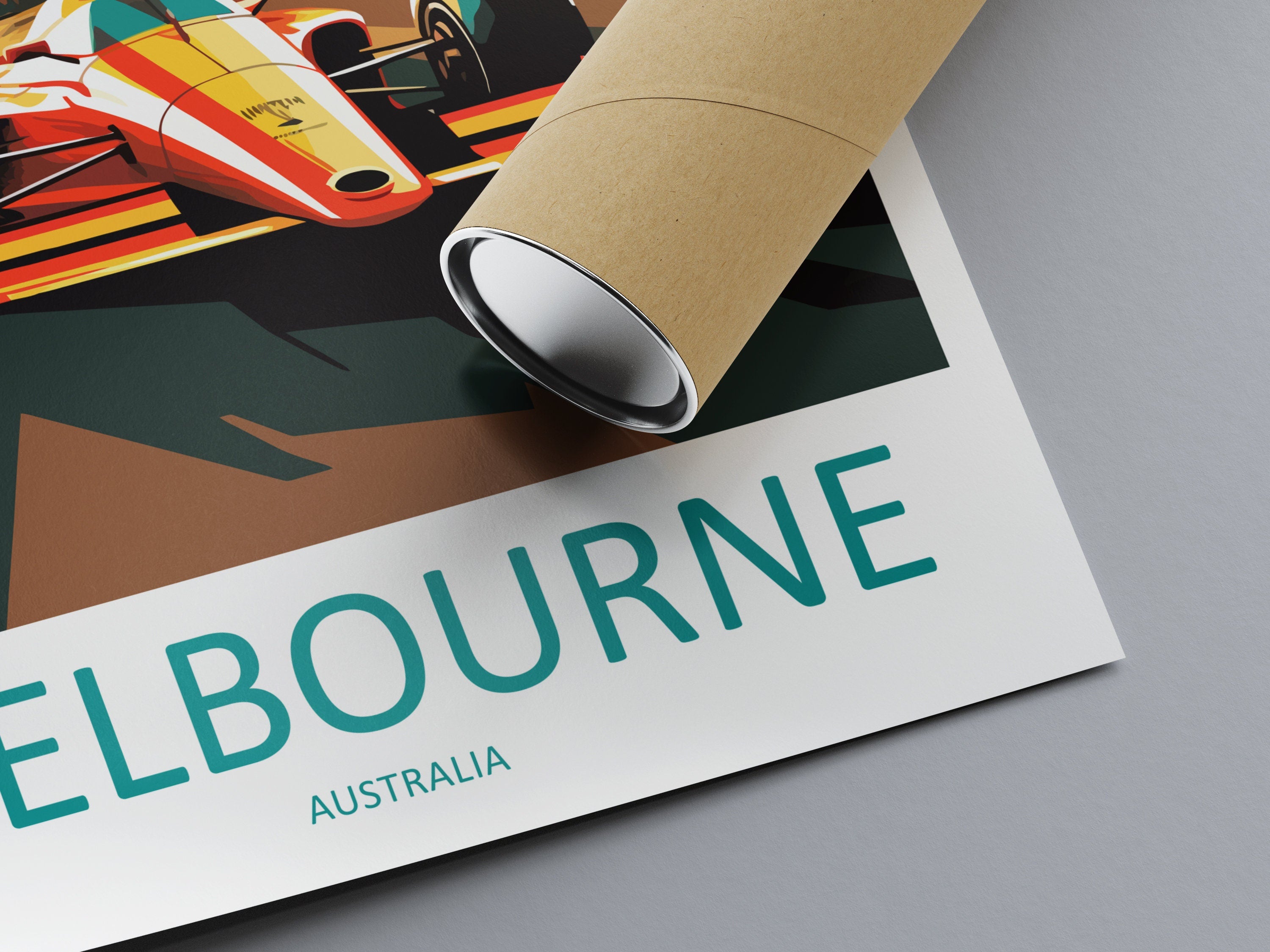 Melbourne Travel Print