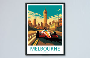 Melbourne Travel Print