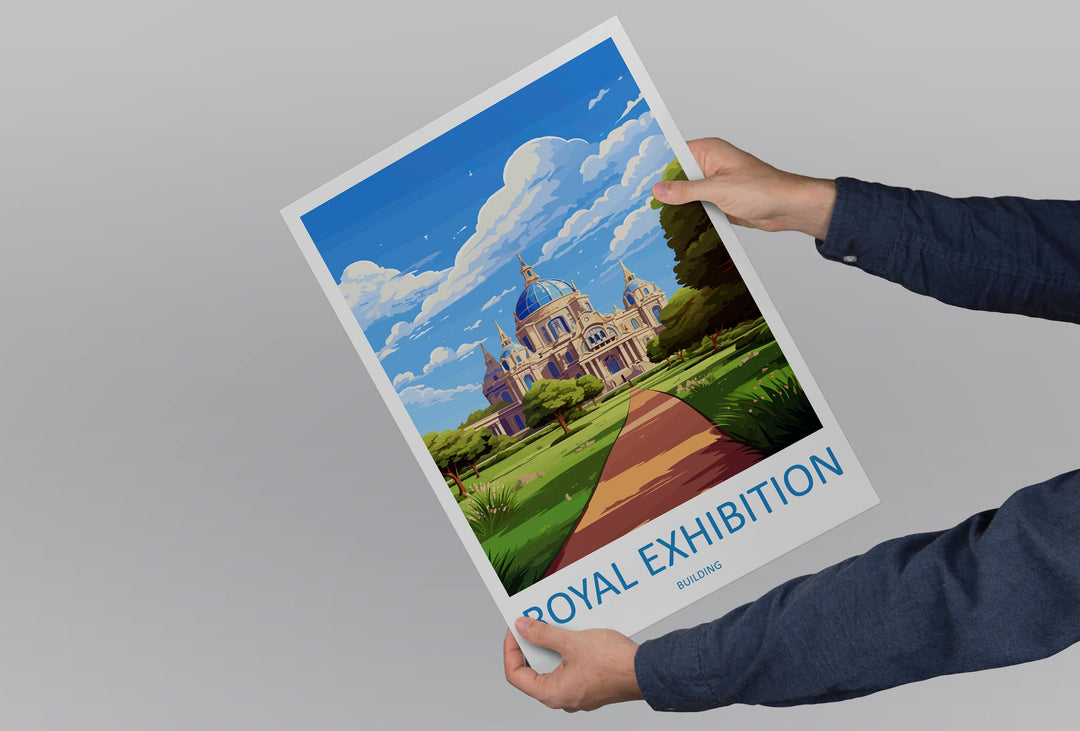 Royal Exhibition Building Travel Print Wall Art Royal Exhibition Building Wall Hanging Home Décor Royal Exhibition Building Gift Art Lovers