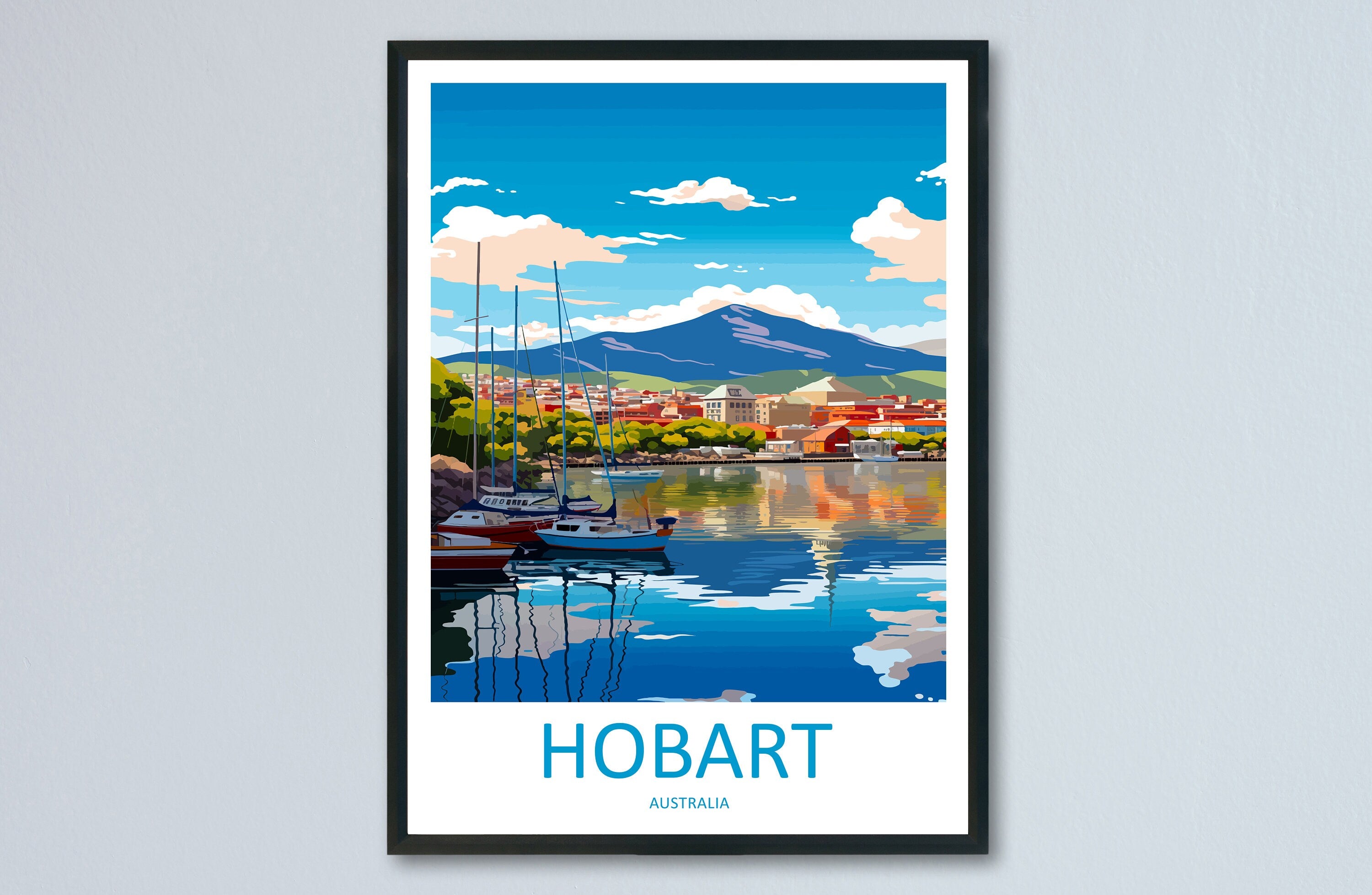 Hobart Travel Print