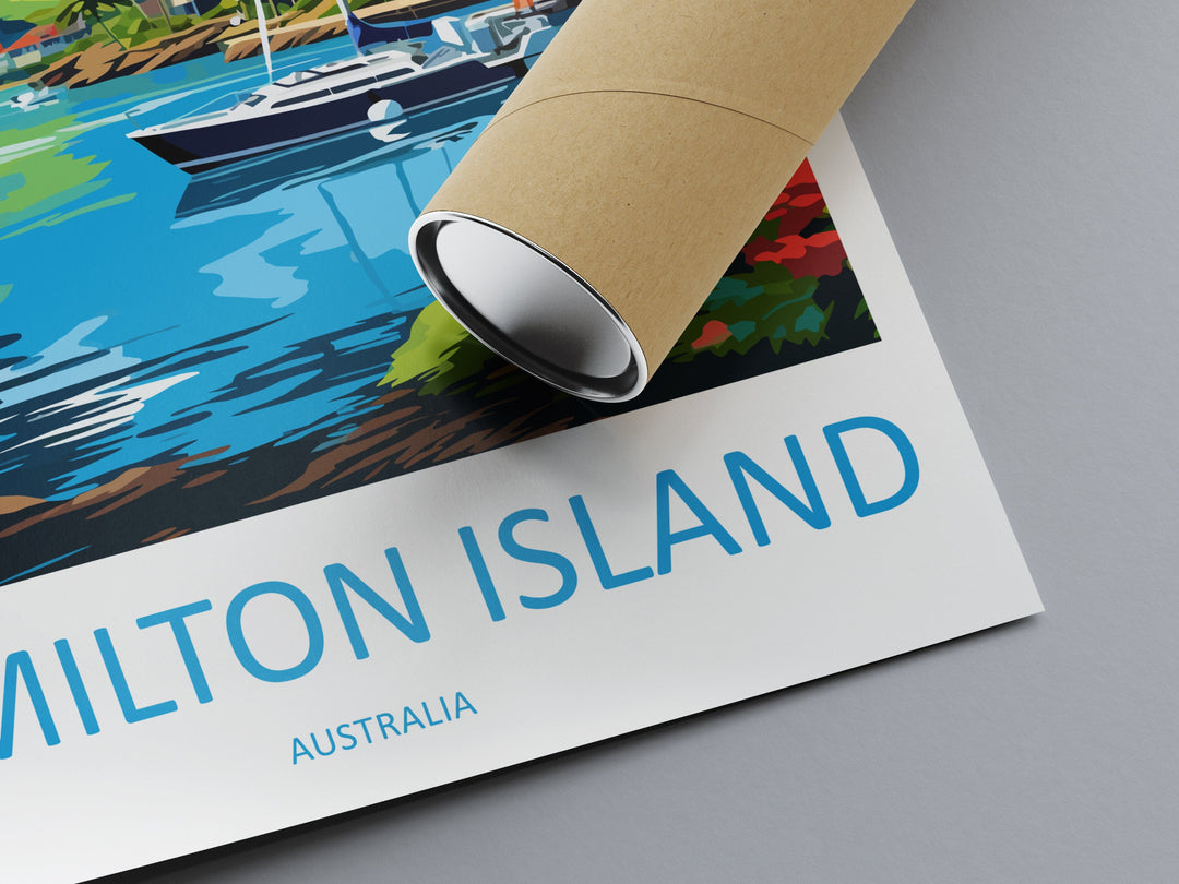 Hamilton Island Travel Print Wall Art Hamilton Island Wall Hanging Home Décor Hamilton Island Gift Art Lovers Wall Art Australia Poster Deco