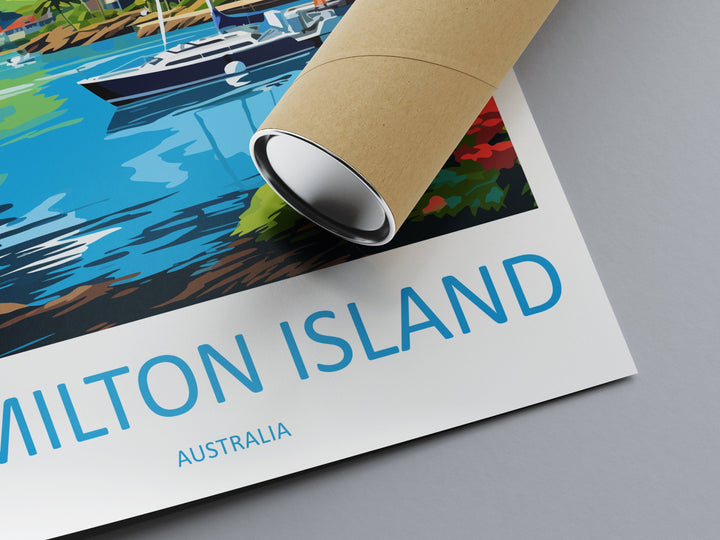 Hamilton Island Travel Print Wall Art Hamilton Island Wall Hanging Home Décor Hamilton Island Gift Art Lovers Wall Art Australia Poster Deco