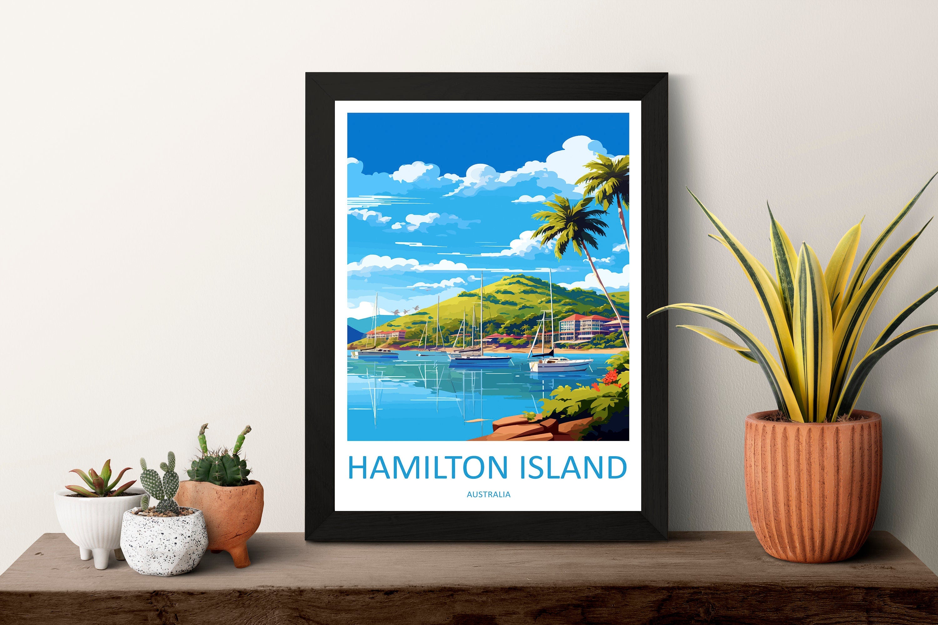 Hamilton Island Travel Print