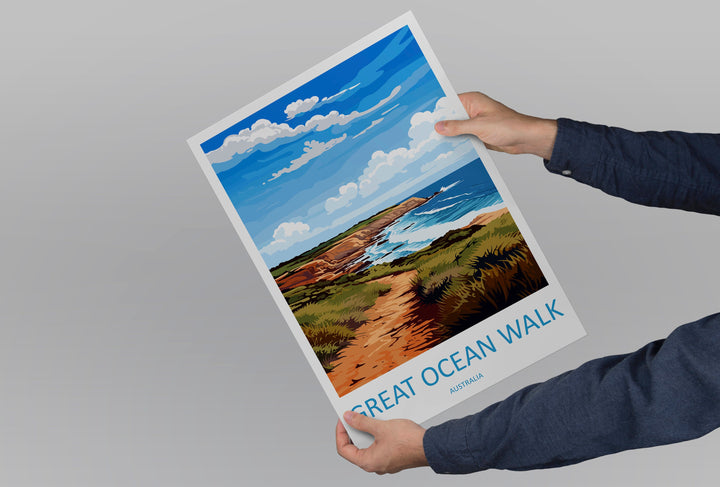 Great Ocean Walk Travel Print Wall Art Great Ocean Walk Wall Hanging Home Décor Great Ocean Walk Gift Art Lovers Wall Art Australia Poster