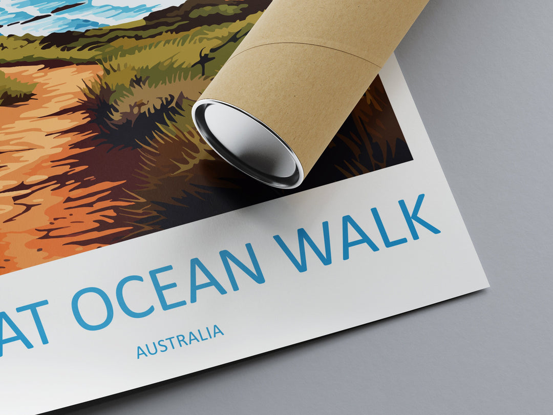 Great Ocean Walk Travel Print Wall Art Great Ocean Walk Wall Hanging Home Décor Great Ocean Walk Gift Art Lovers Wall Art Australia Poster