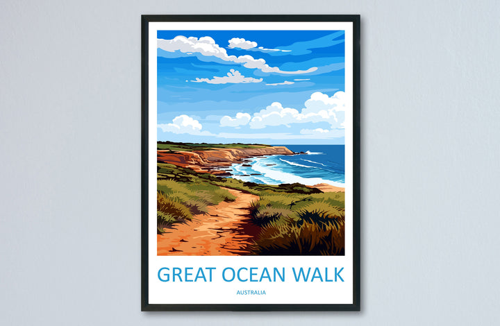 Great Ocean Walk Travel Print Wall Art Great Ocean Walk Wall Hanging Home Décor Great Ocean Walk Gift Art Lovers Wall Art Australia Poster