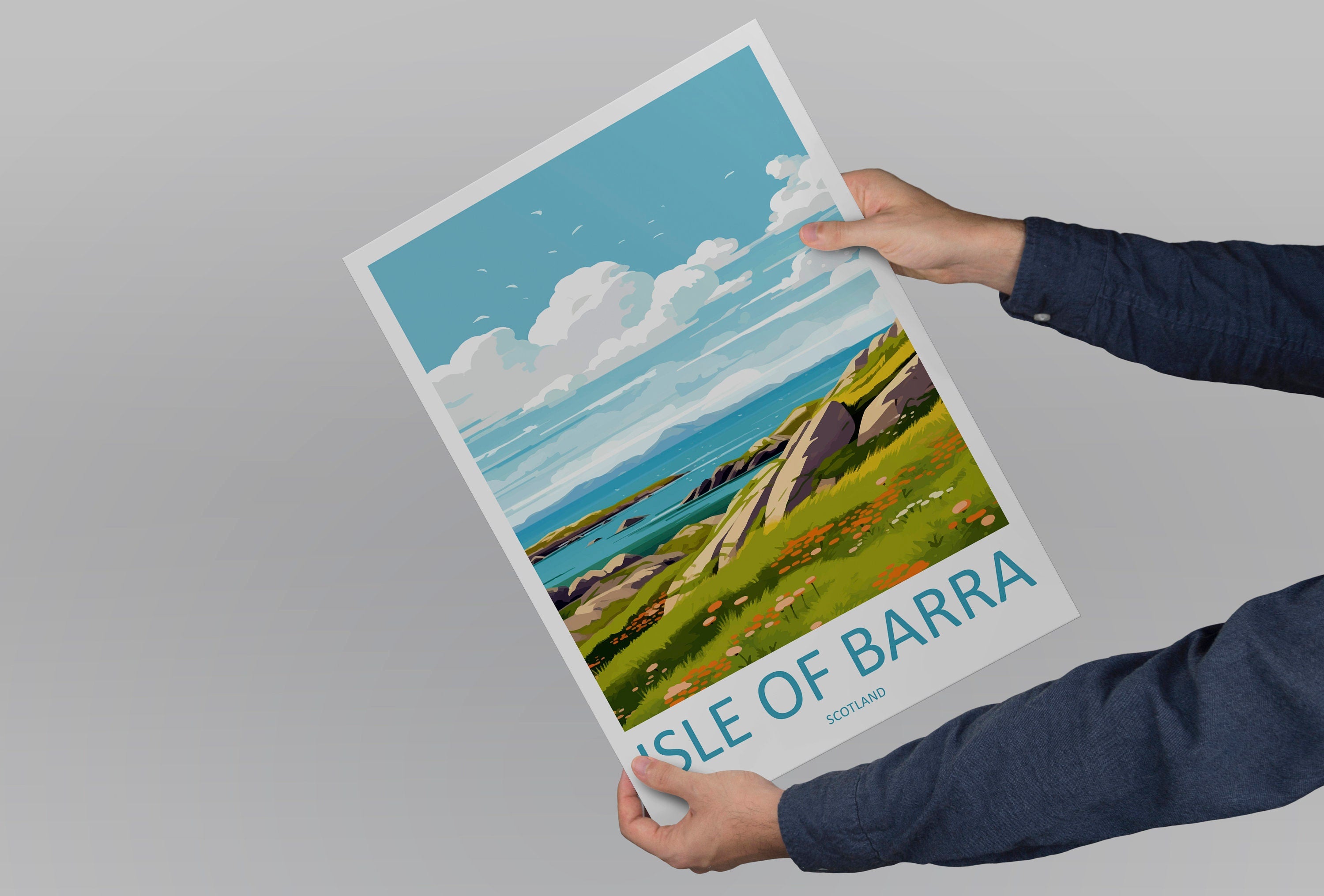 Isle Of Barra Travel Print