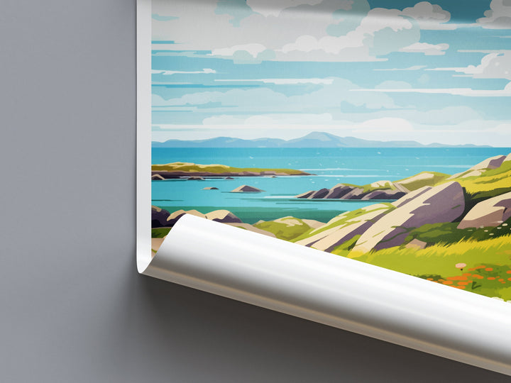 Isle Of Barra Travel Print Wall Art Isle Of Barra Wall Hanging Home Décor Isle Of Barra Gift Art Lovers Scotland Art Lover Gift Isle Poster