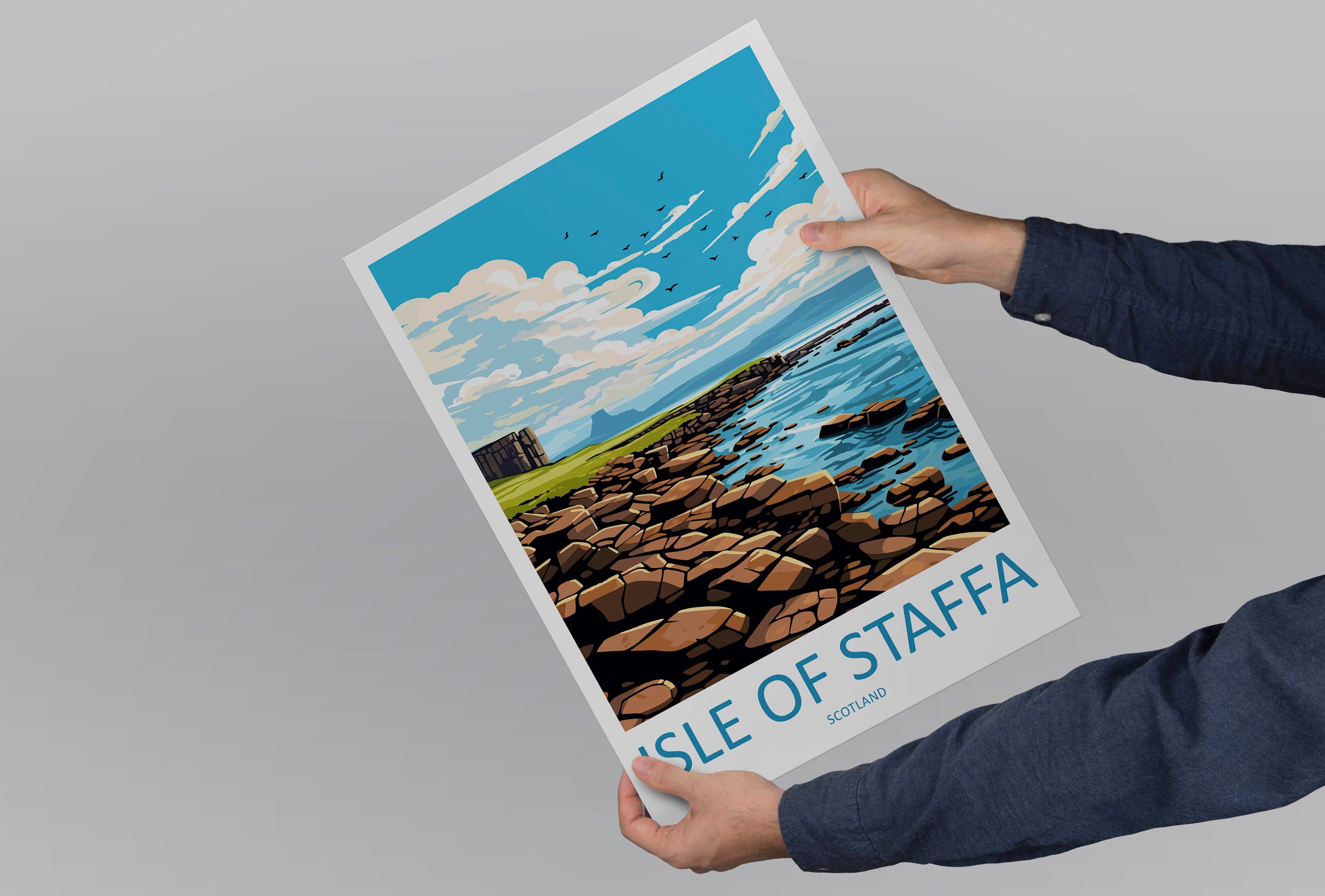 Isle Of Staffa Travel Print