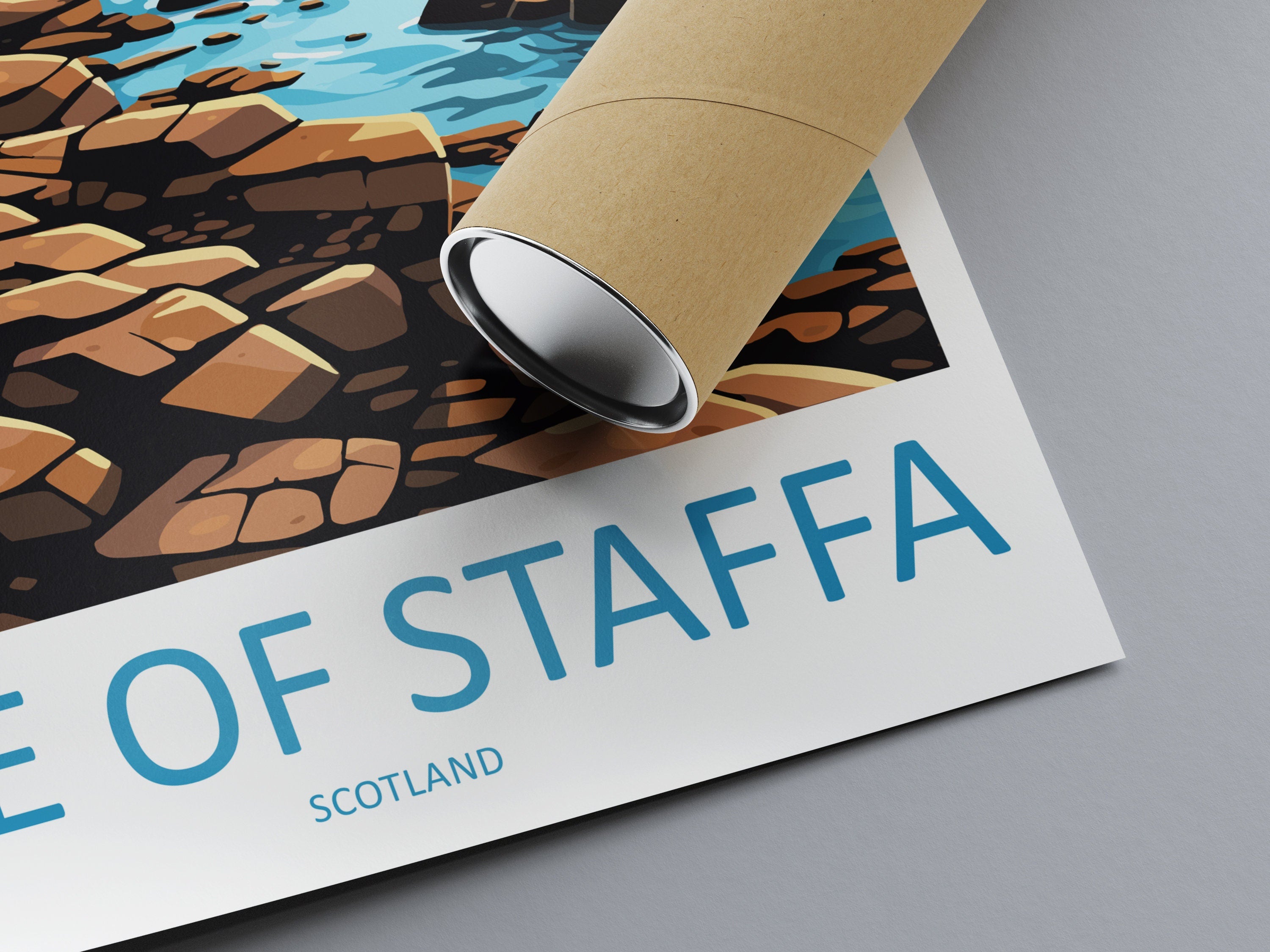 Isle Of Staffa Travel Print