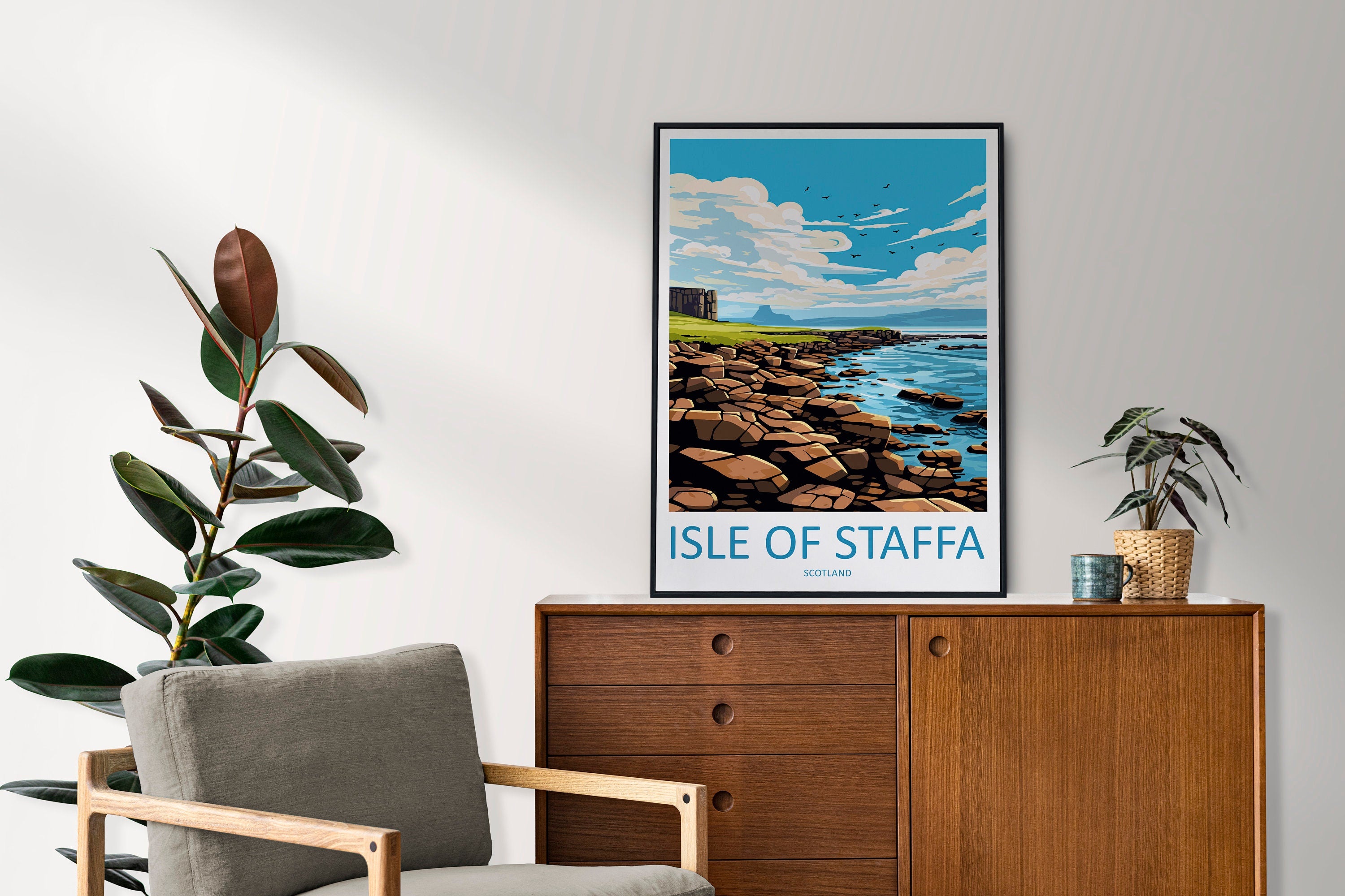 Isle Of Staffa Travel Print