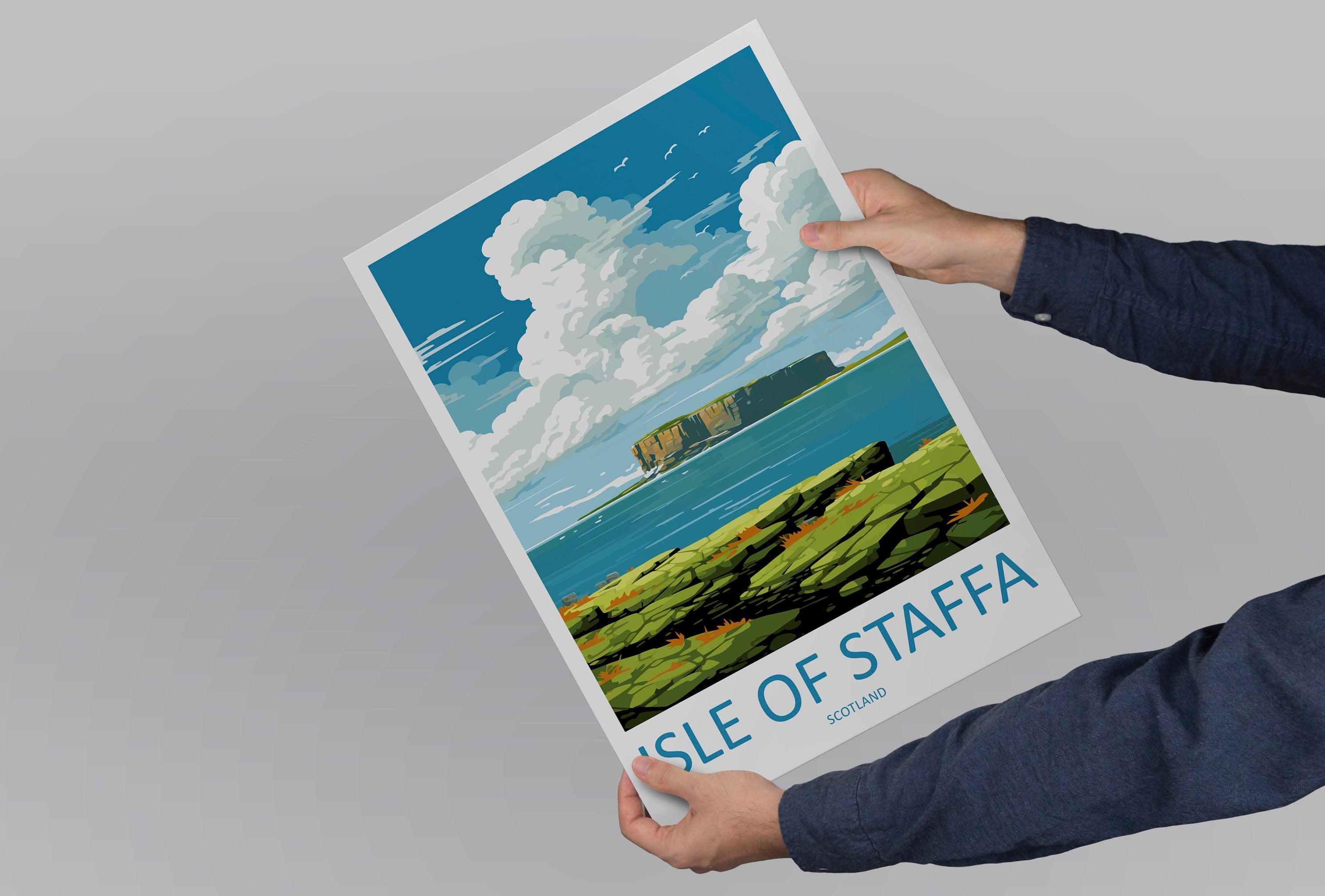 Isle Of Staffa Travel Print