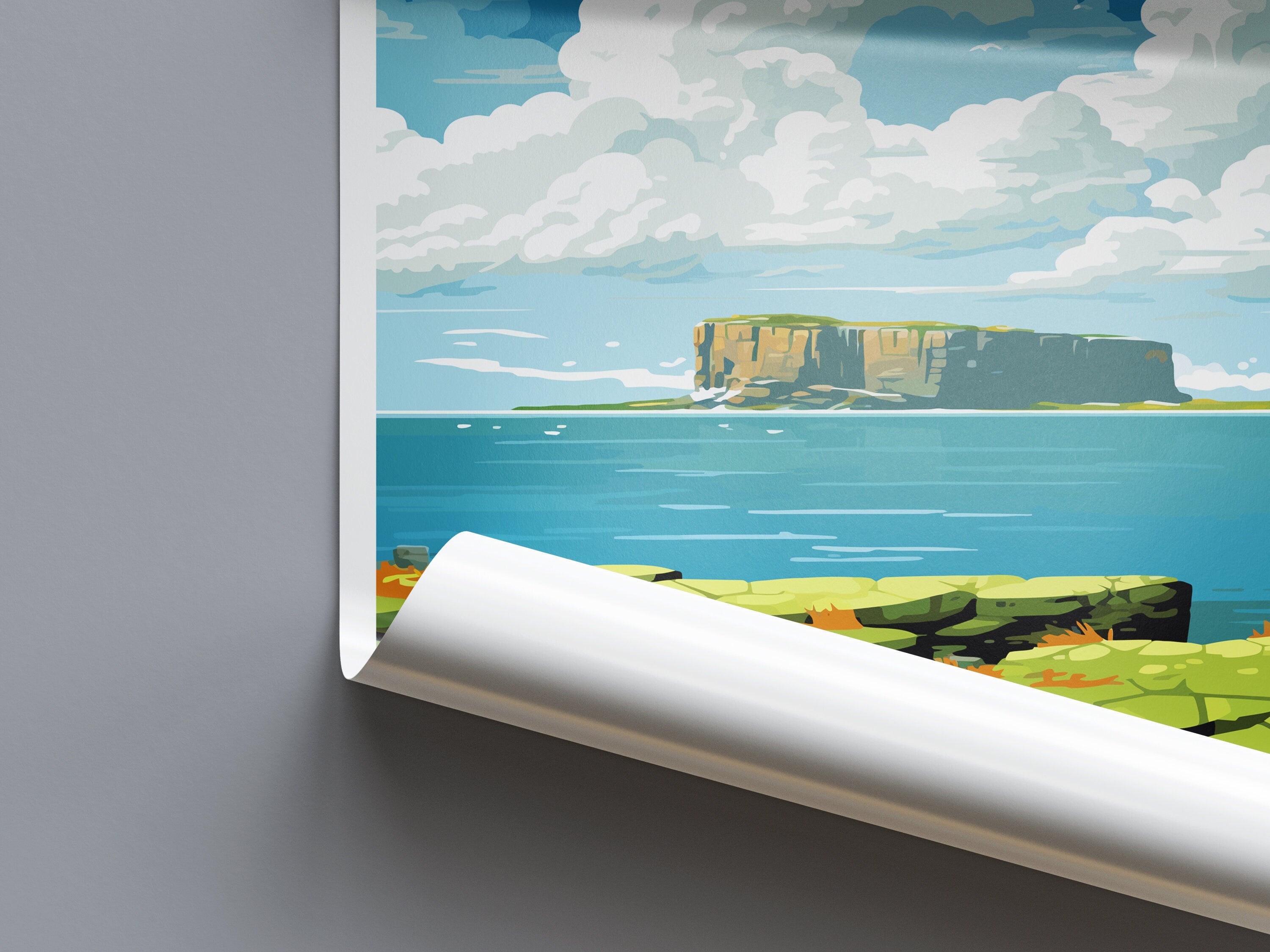 Isle Of Staffa Travel Print