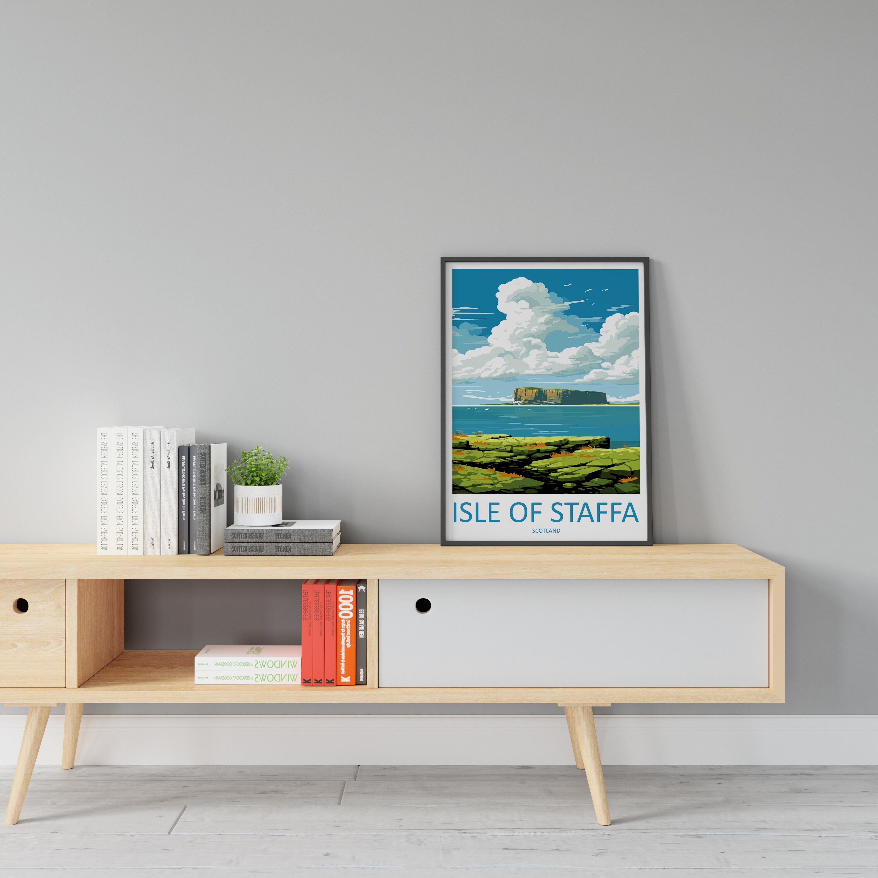 Isle Of Staffa Travel Print