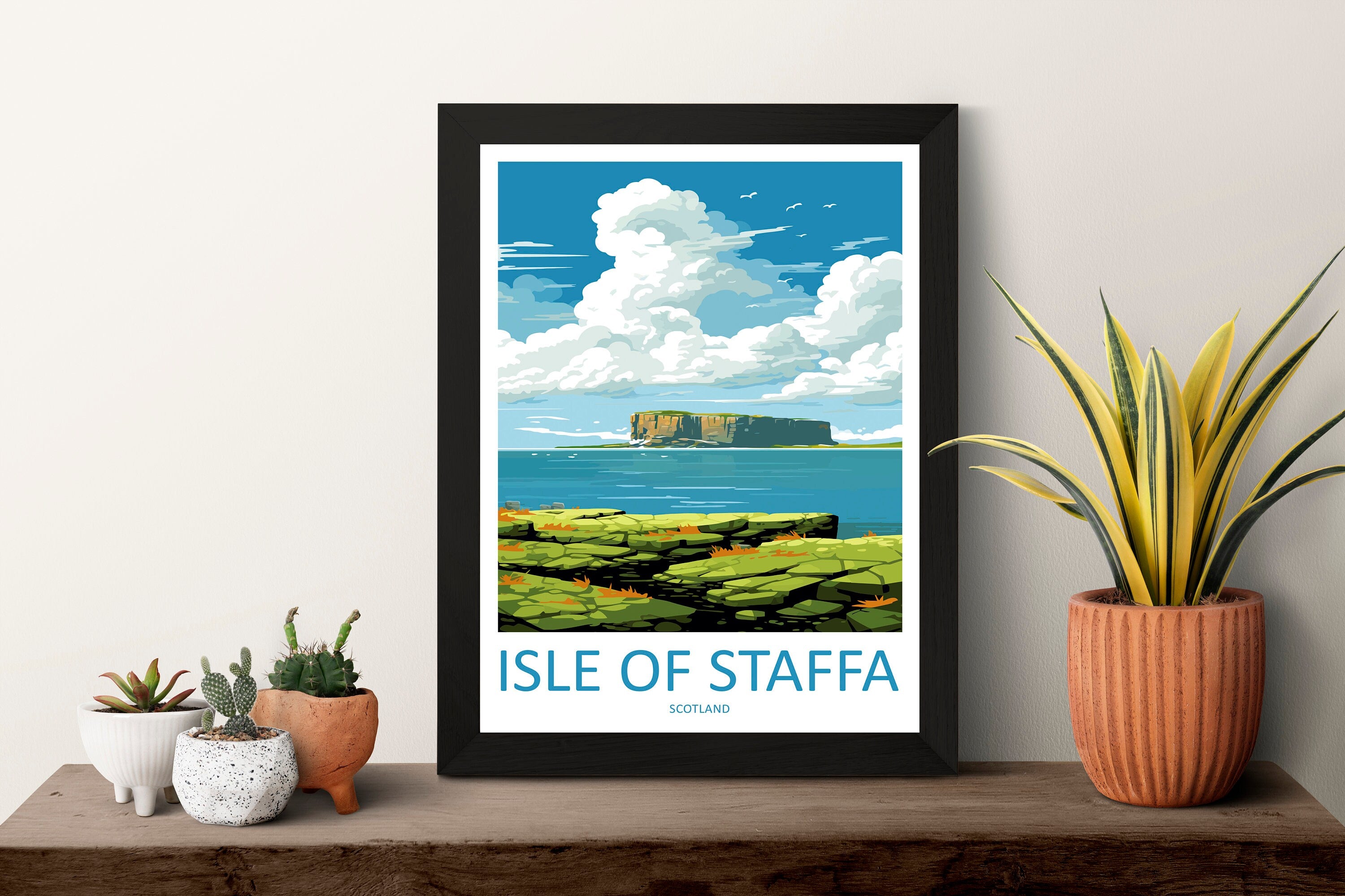 Isle Of Staffa Travel Print