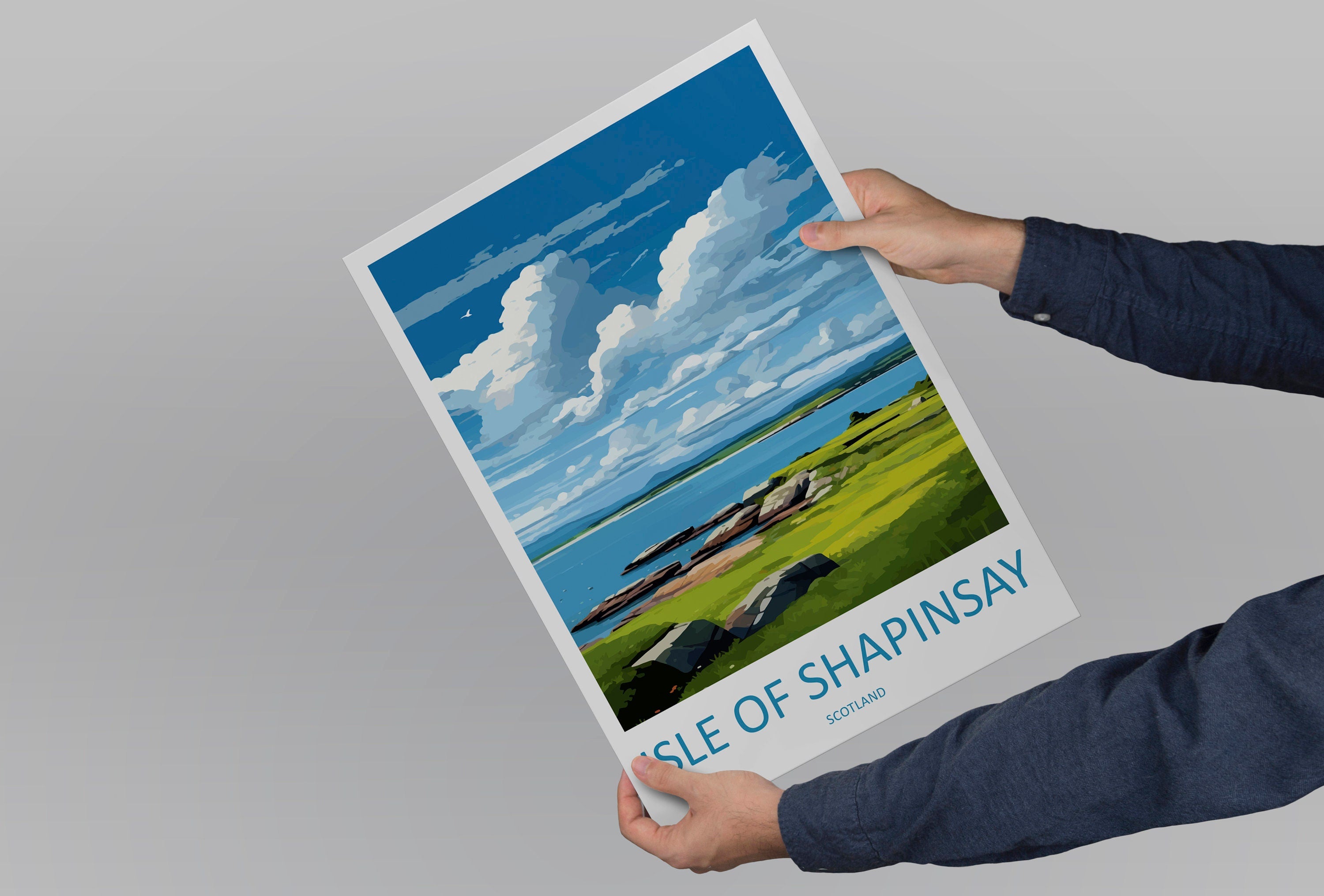 Isle Of Shapinsay Travel Print