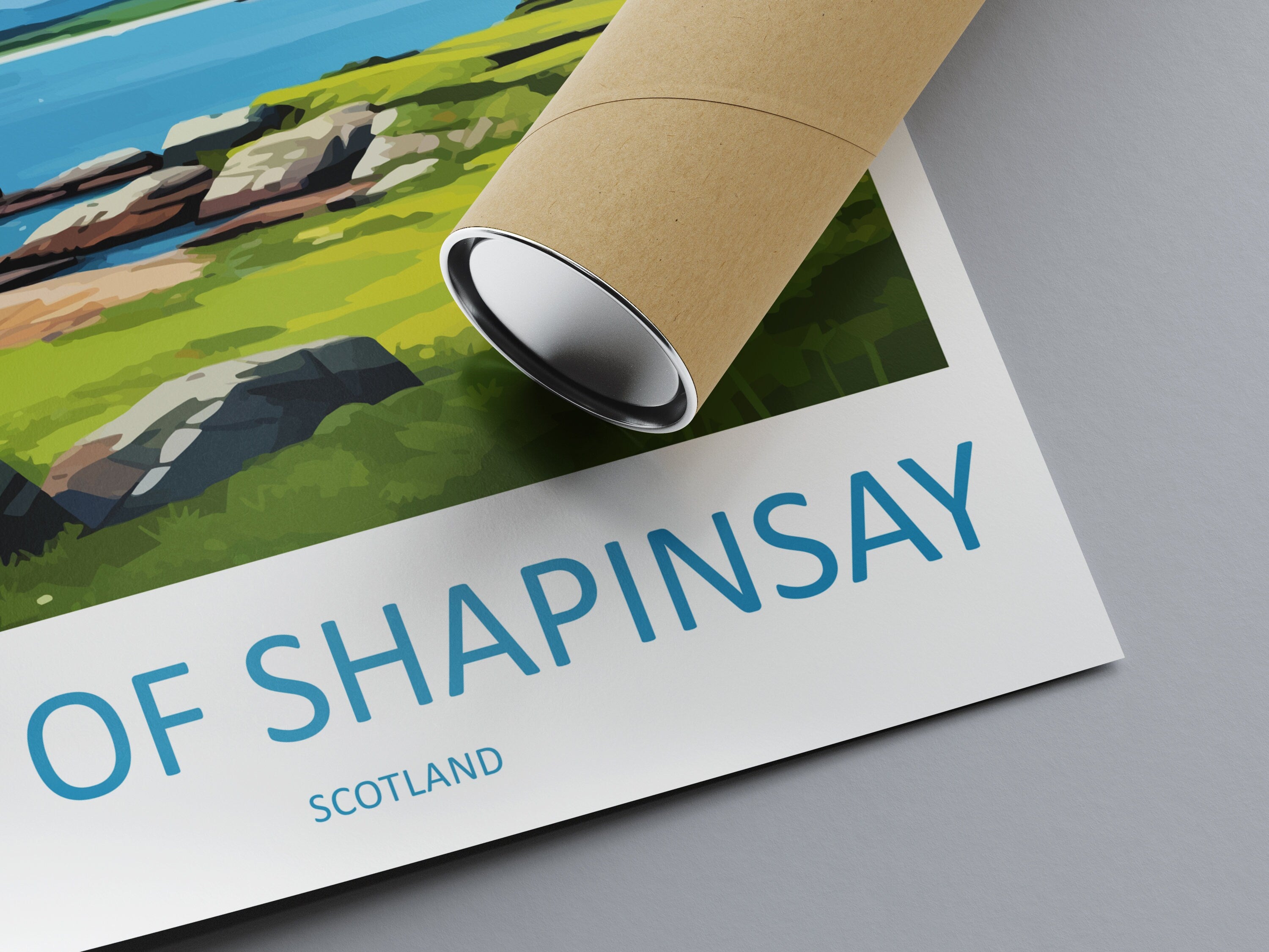 Isle Of Shapinsay Travel Print