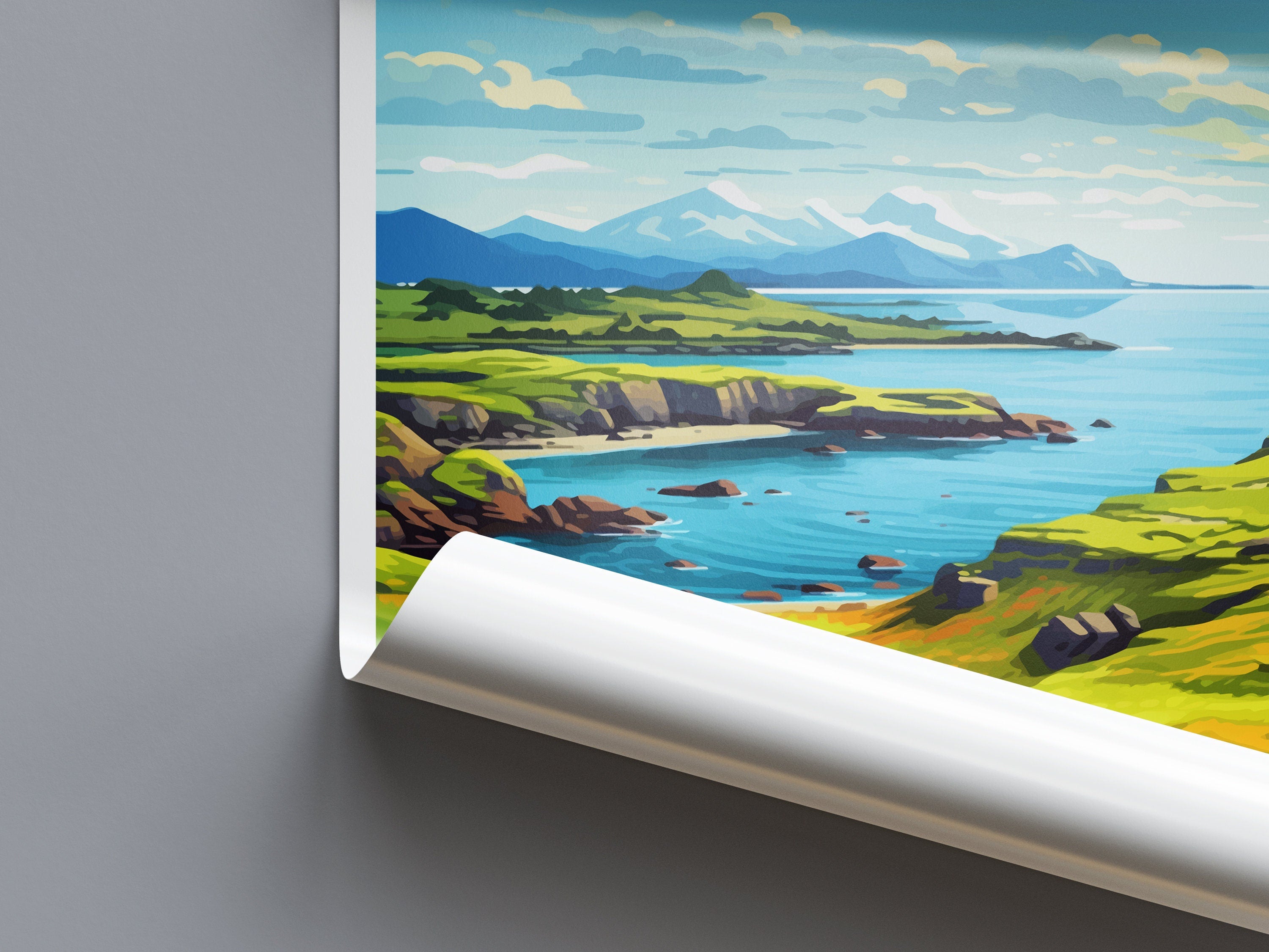 Isle Of Seil Travel Print