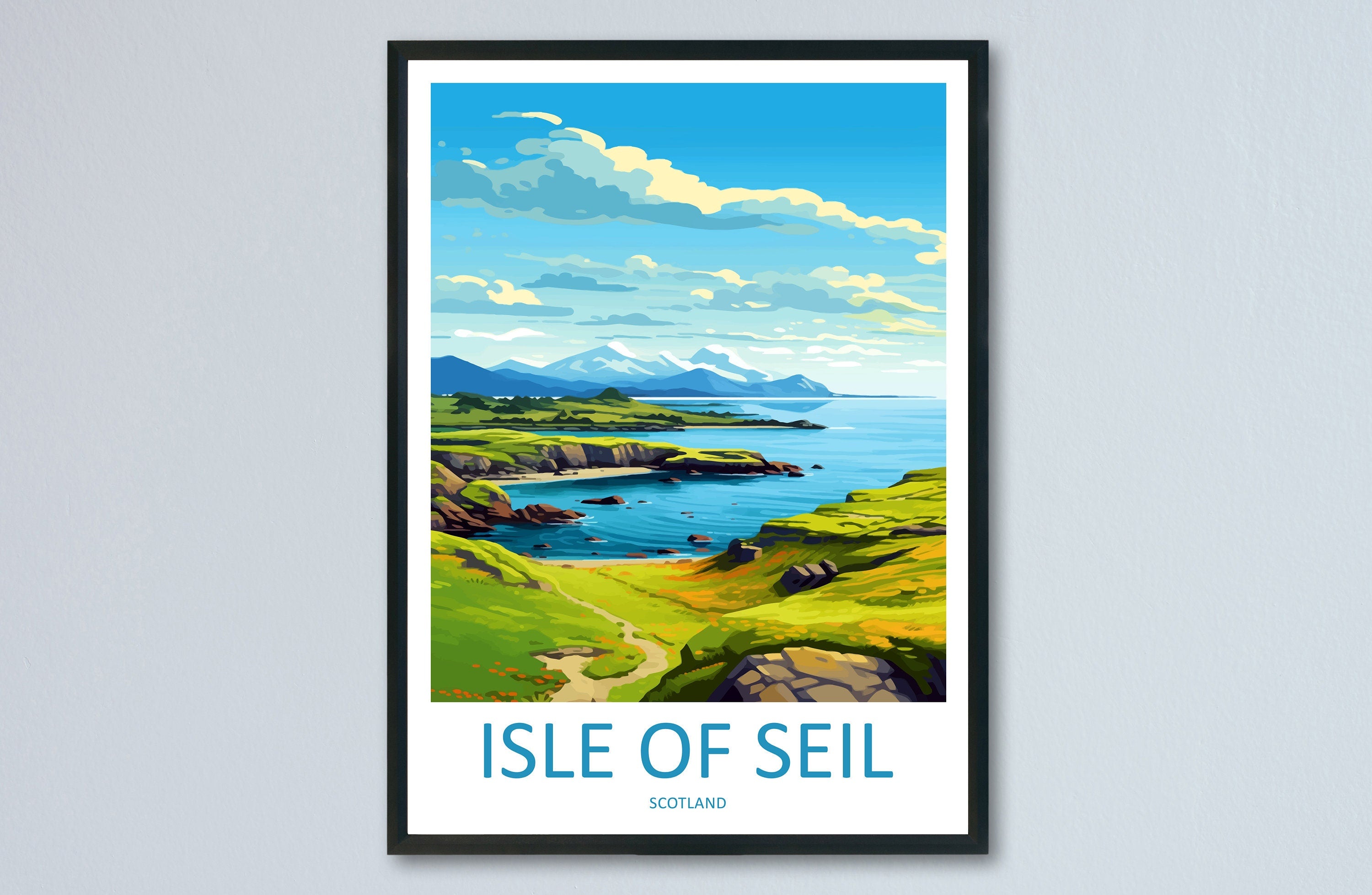 Isle Of Seil Travel Print