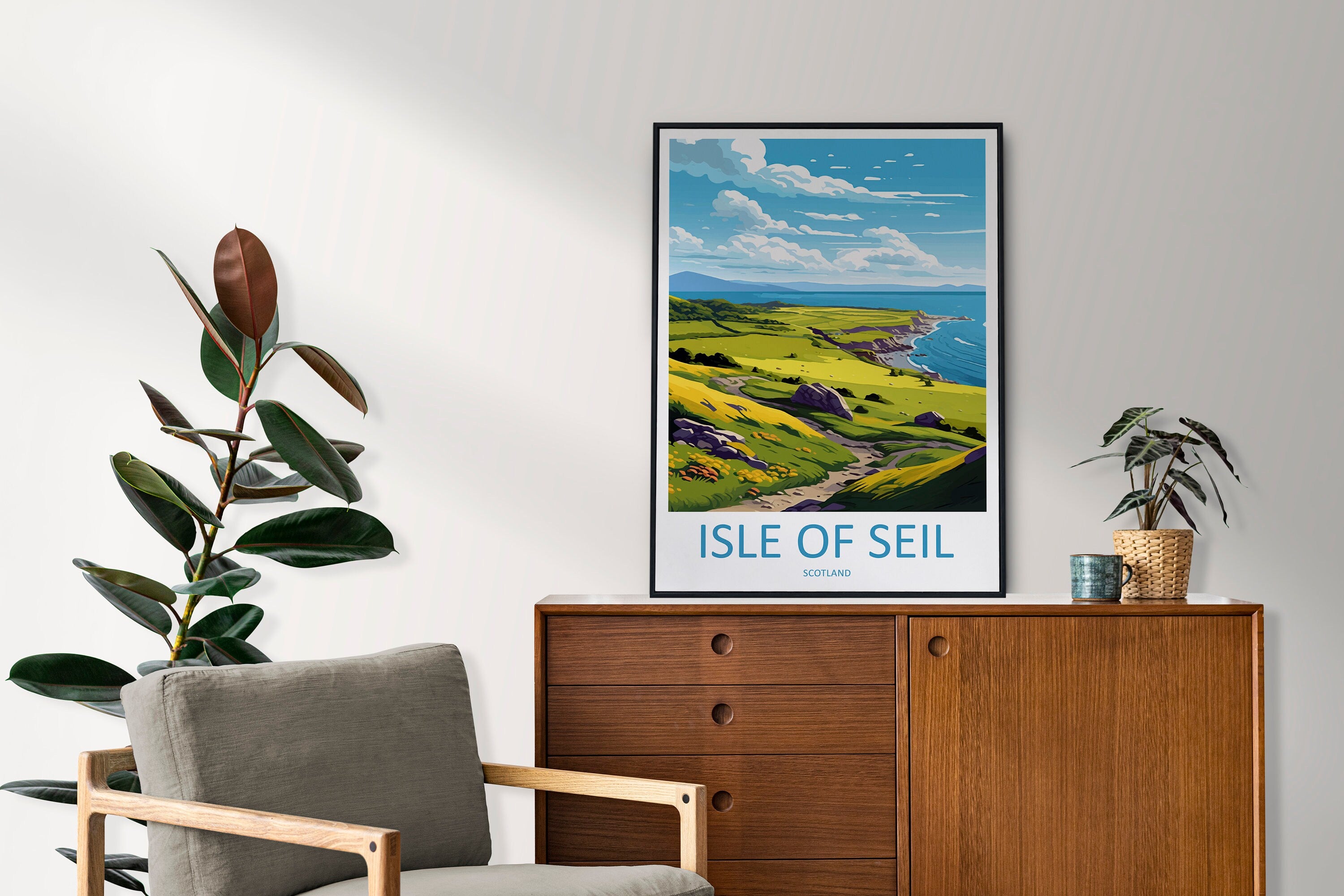 Isle Of Seil Travel Print