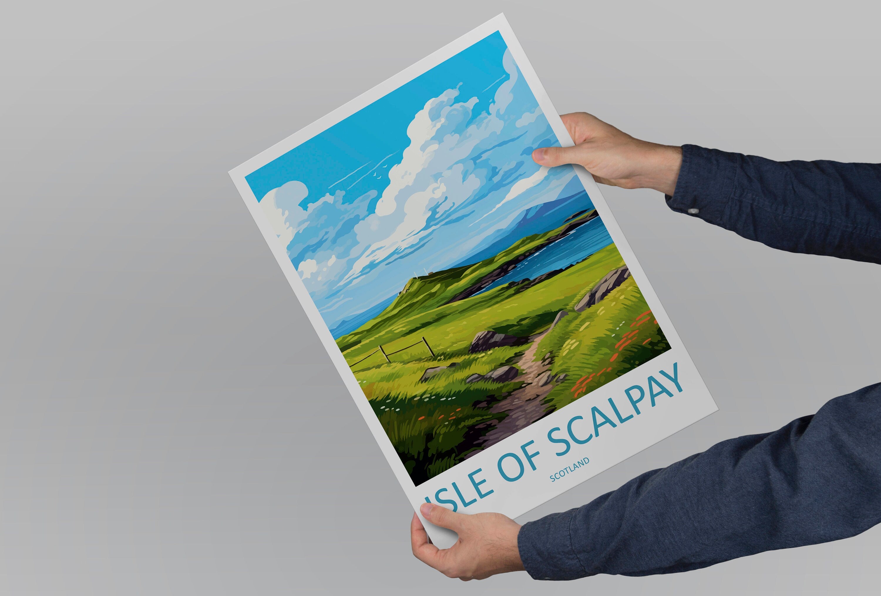 Isle Of Scalpay Travel Print