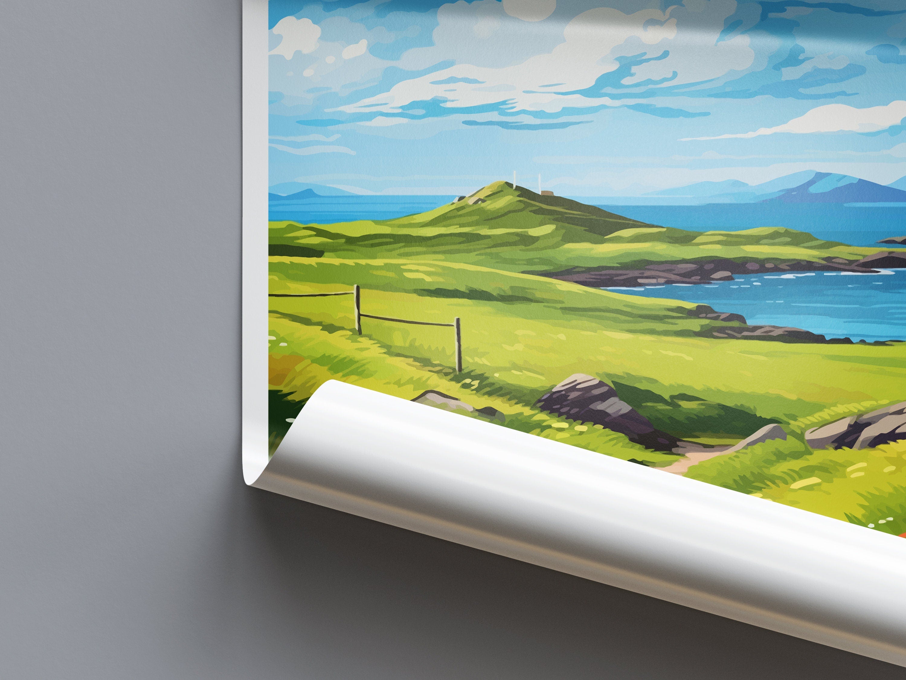 Isle Of Scalpay Travel Print