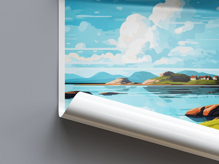Isle Of Iona Travel Print Wall Art Isle Of Iona Wall Hanging Home Décor Isle Of Iona Gift Art Lovers Scotland Art Lover Travel Gift