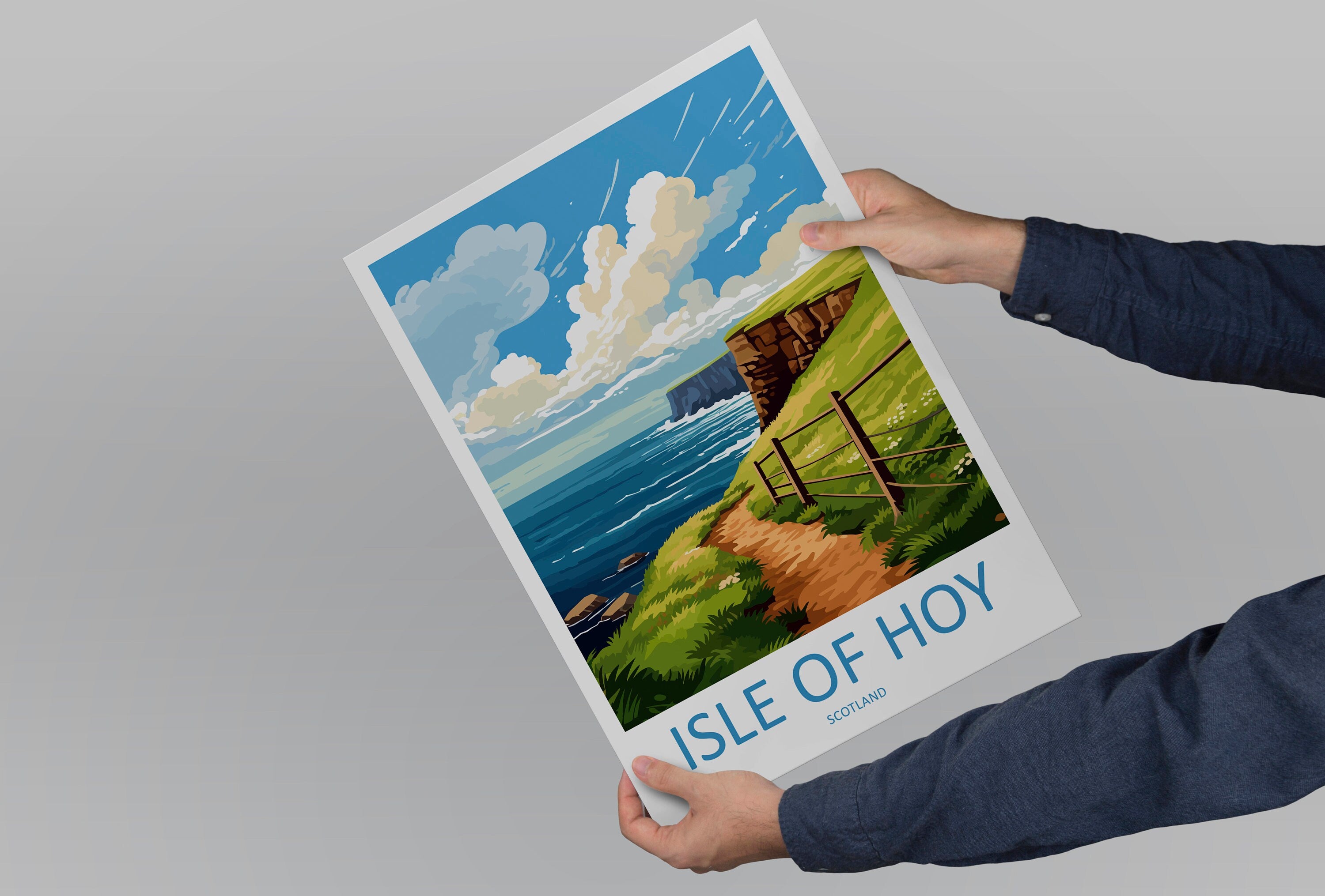 Isle Of Hoy Travel Print