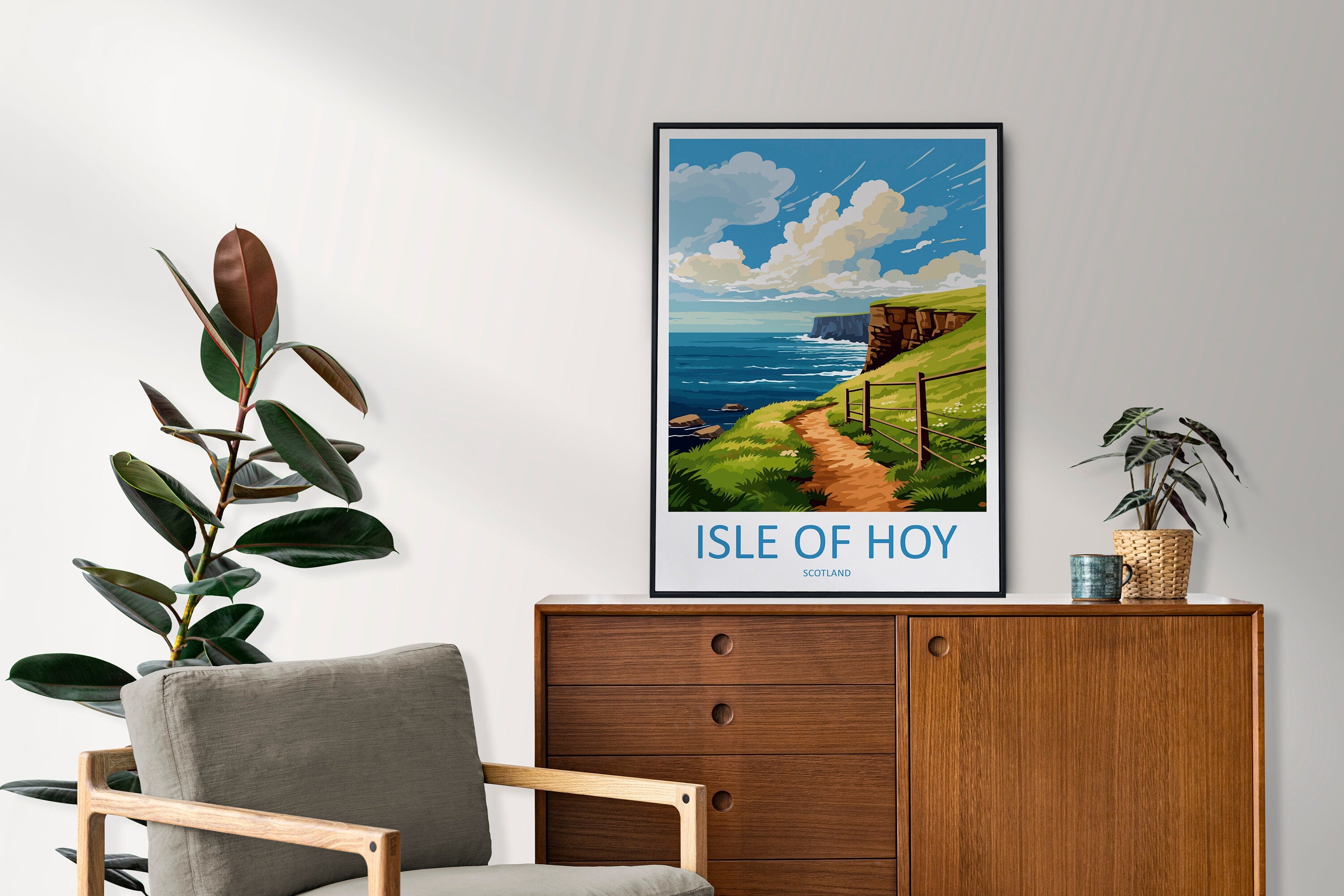 Isle Of Hoy Travel Print