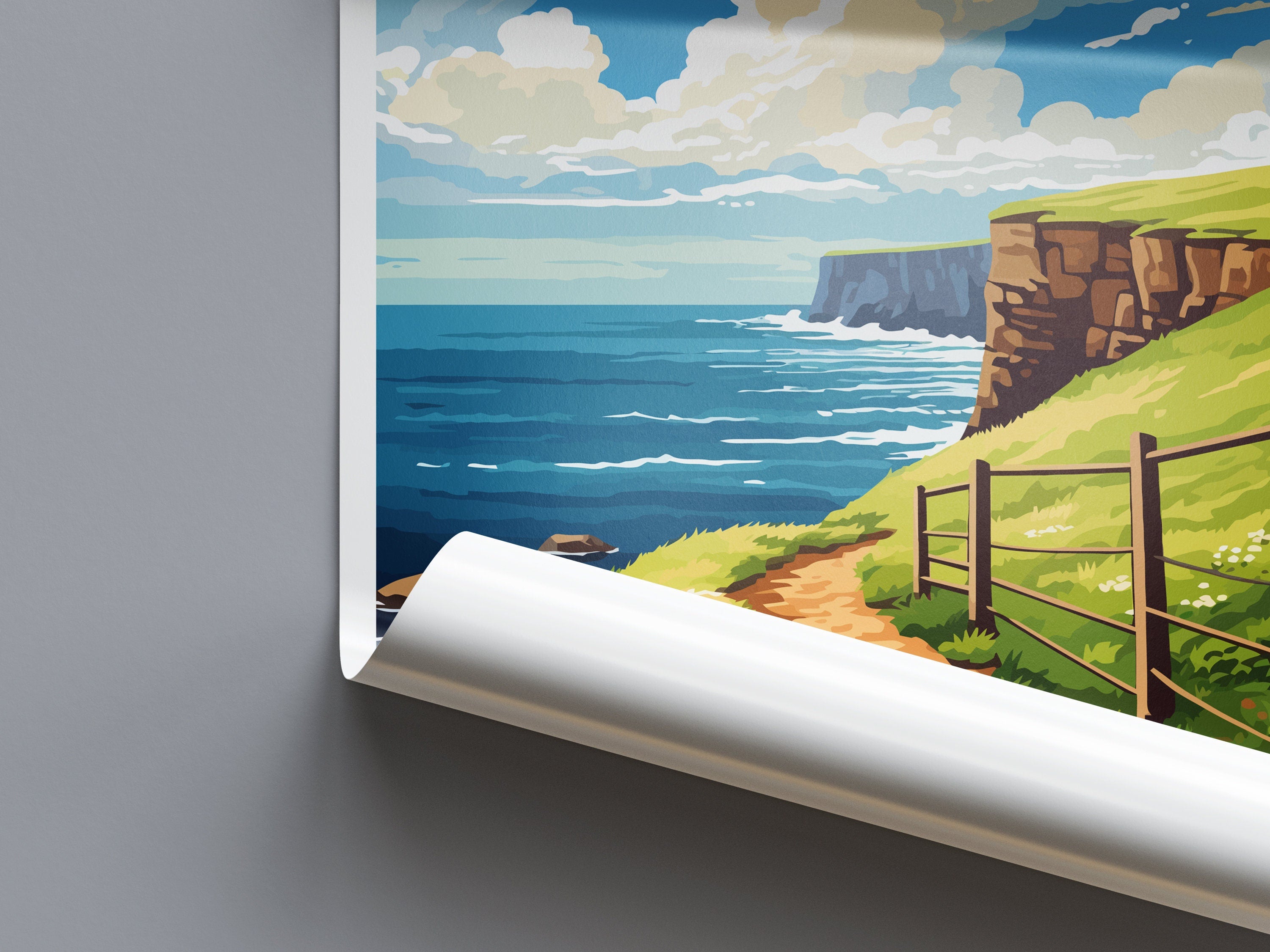 Isle Of Hoy Travel Print