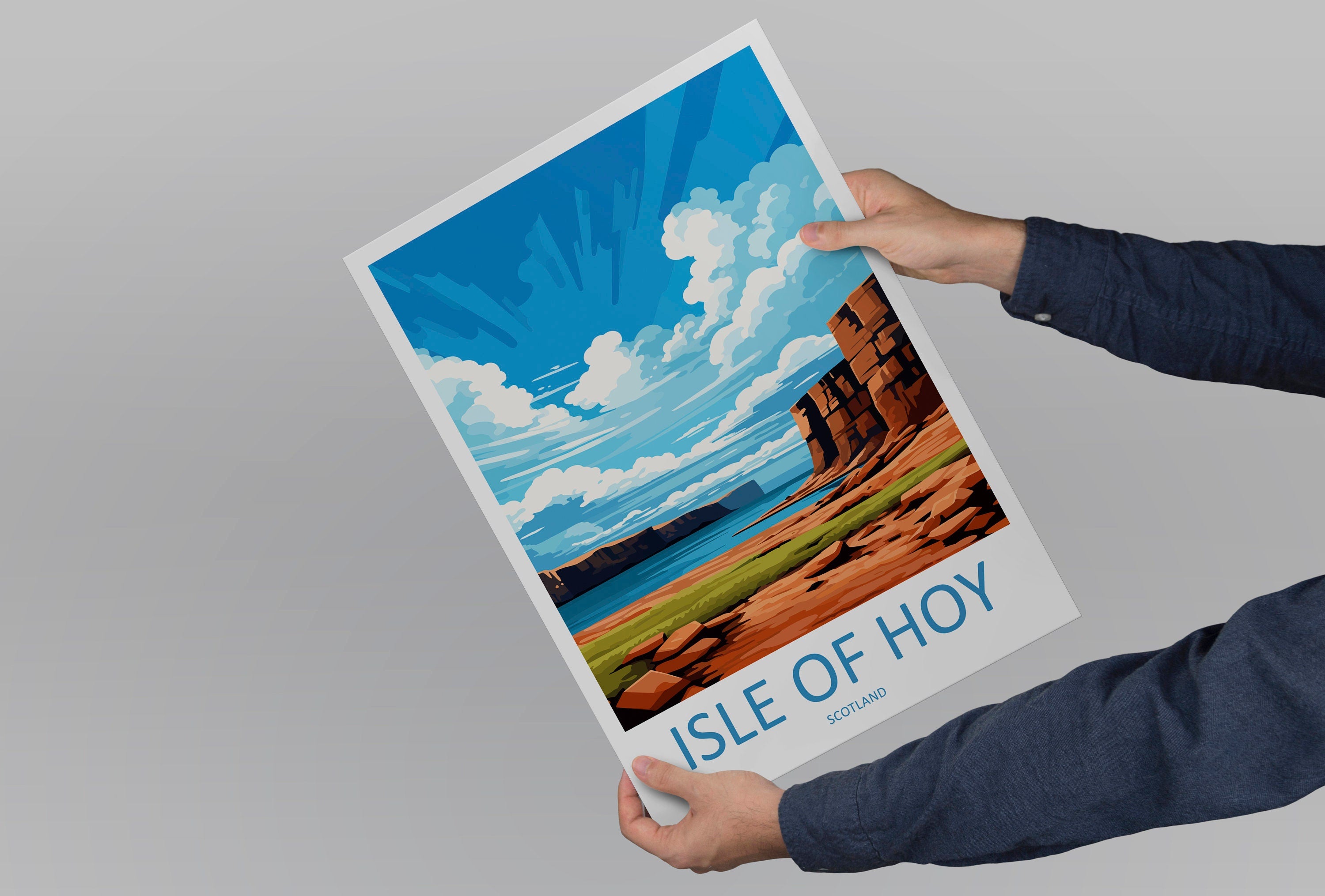 Isle Of Hoy Travel Print