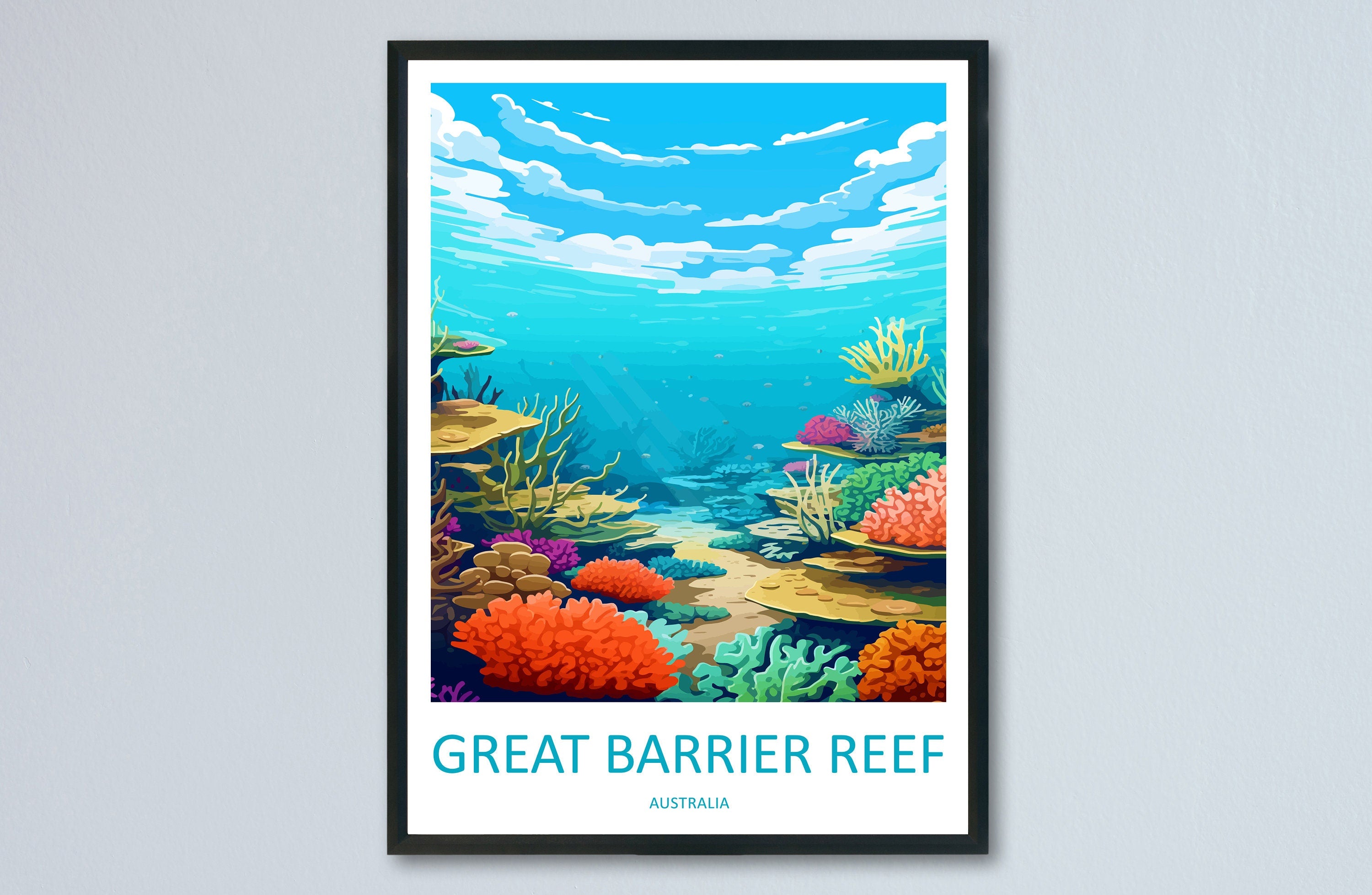 Great Barrier Reef Travel Print