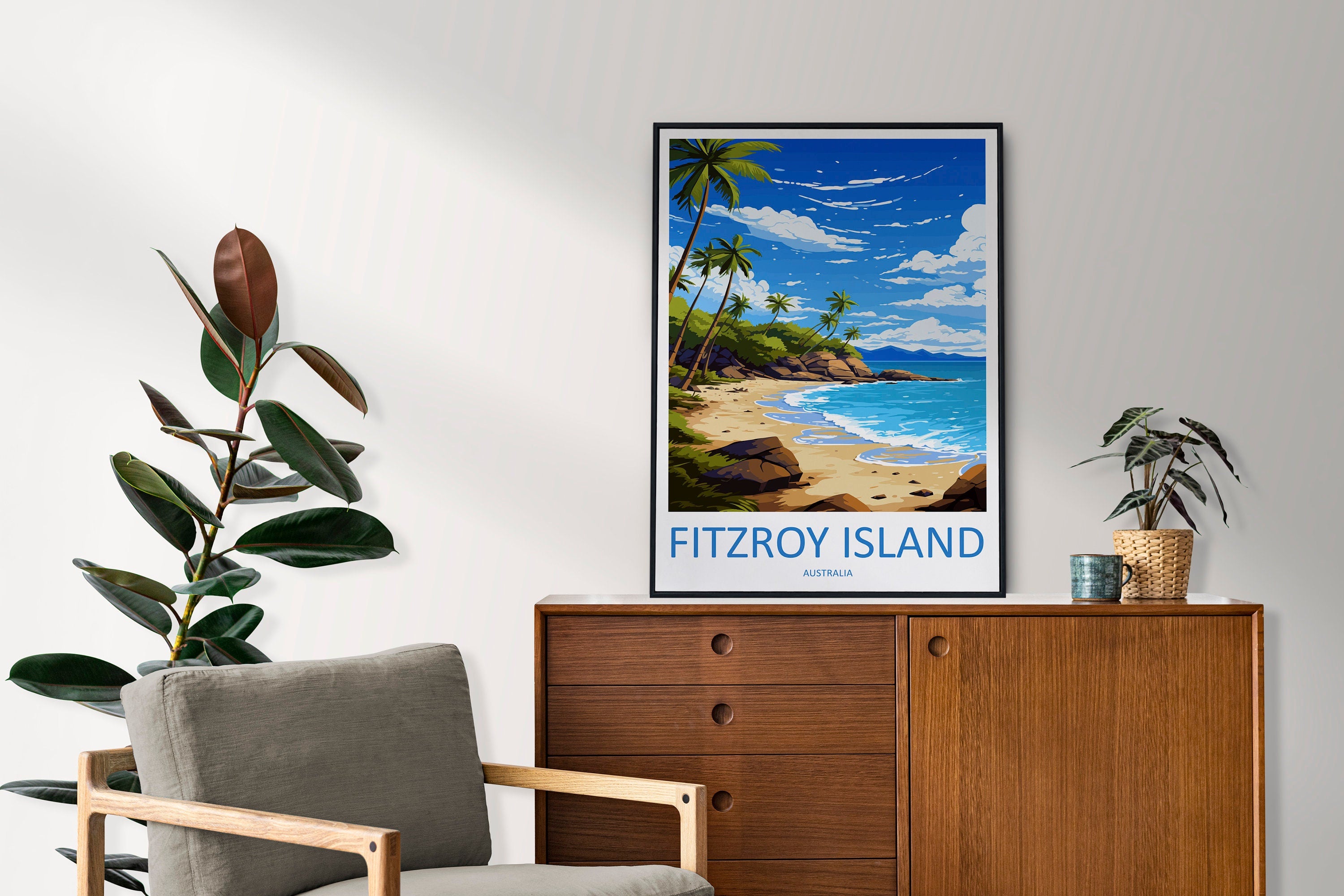 Fitzroy Island Travel Print