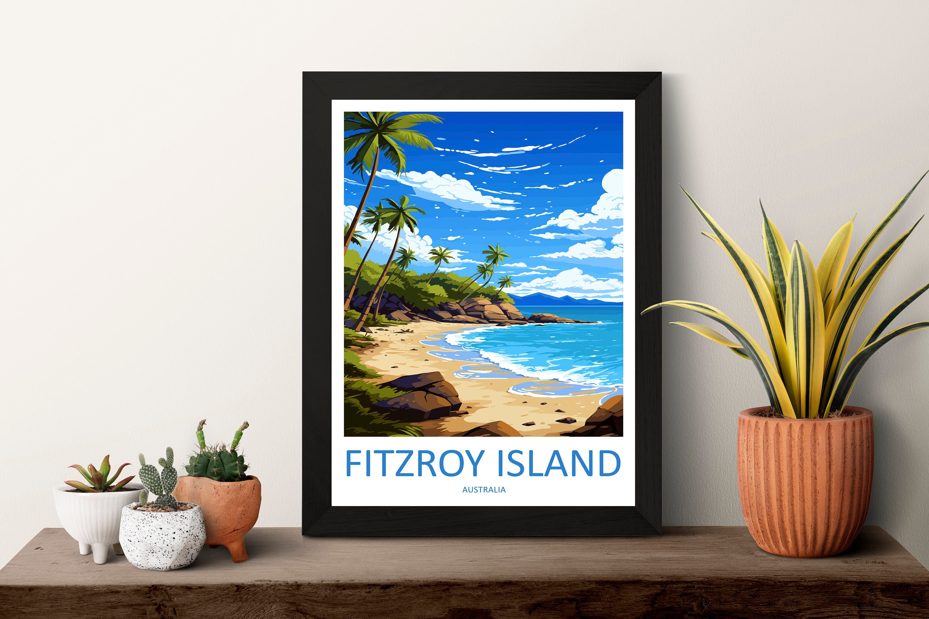 Fitzroy Island Travel Print