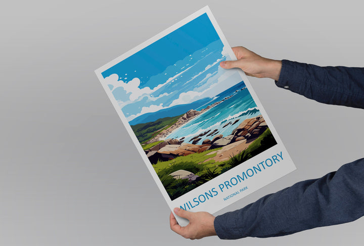 Wilsons Promontory National Park Travel Print Wall Art Wilsons Promontory Wall Hanging Home Décor Wilsons Promontory Gift Art Lovers Wall