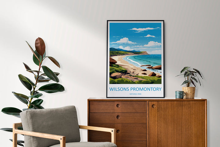 Wilsons Promontory National Park Travel Print Wall Art Wilsons Promontory Wall Hanging Home Décor Wilsons Promontory Gift Art Lovers Wall